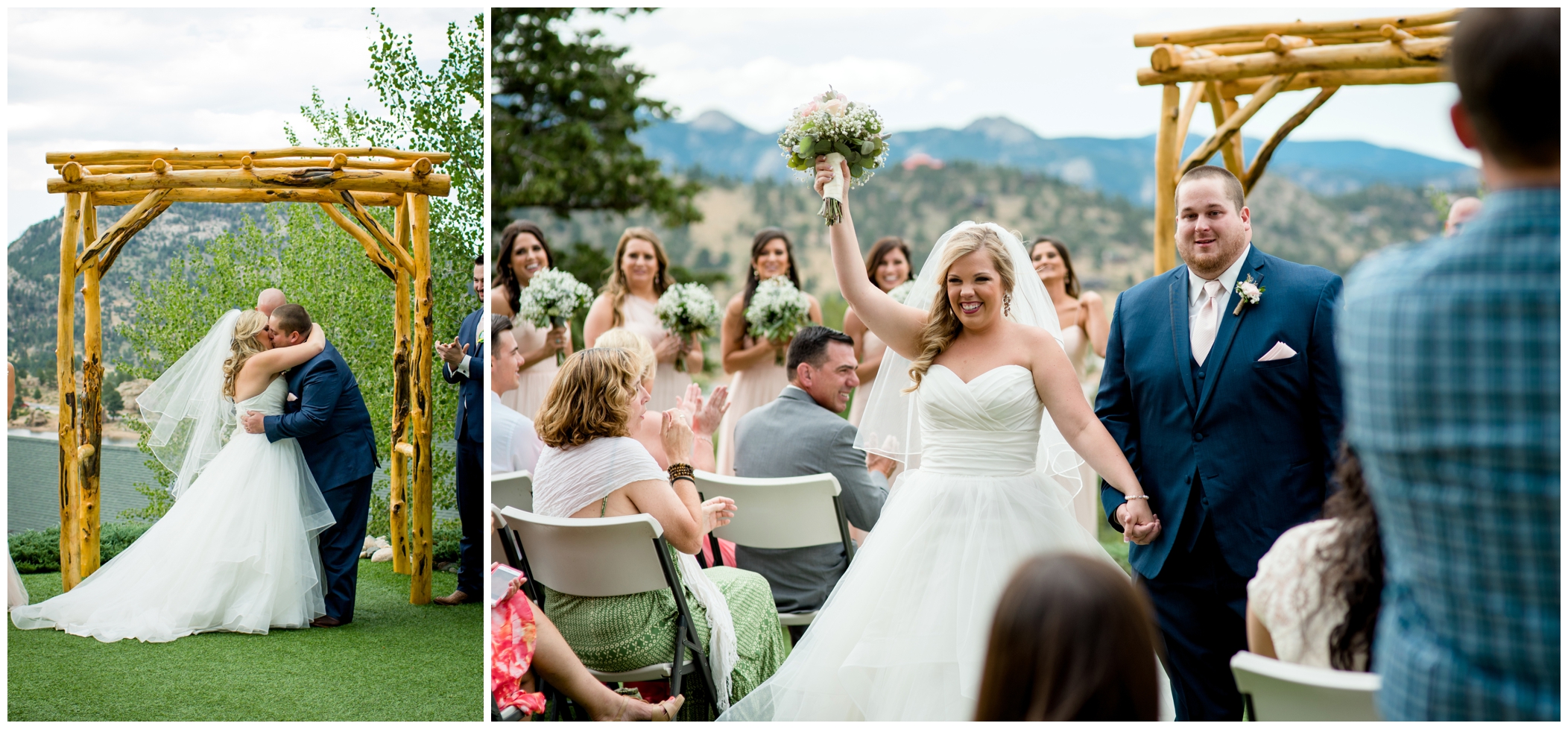 Estes Park wedding photos at Mary's Lake Lodge by Colorado wedding photographer Plum Pretty Photography