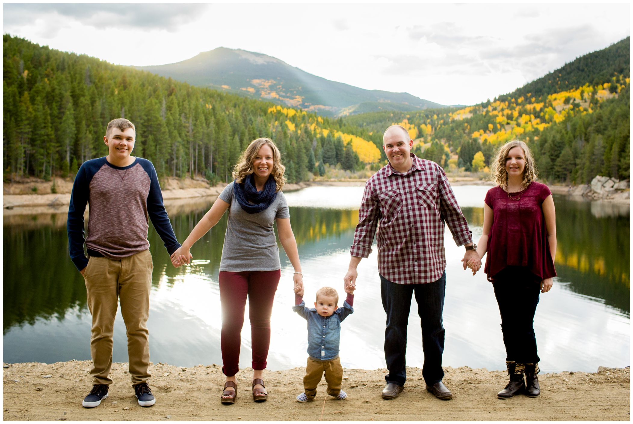 Colorado fall family photos in Evergreen 