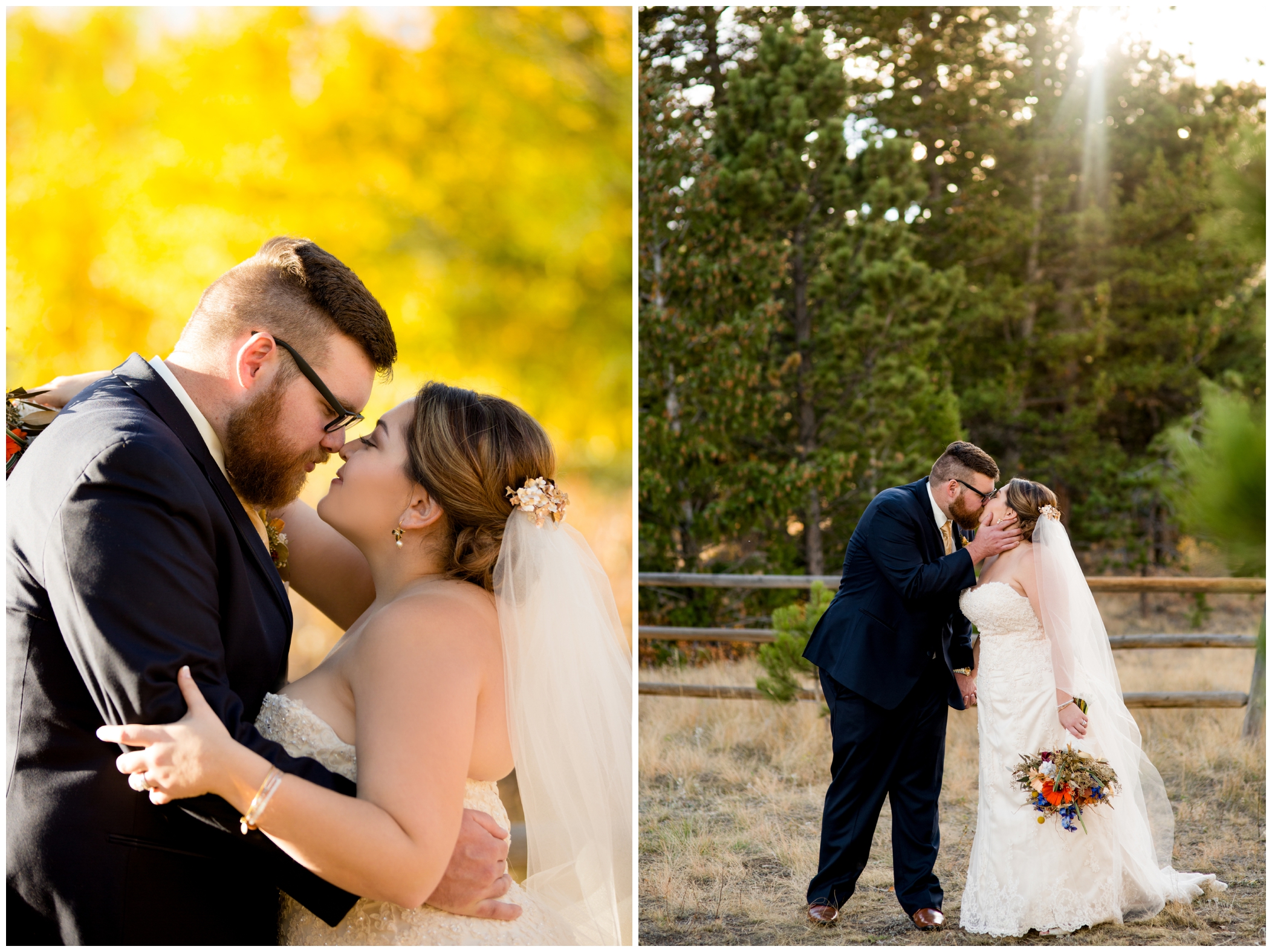 Colorado fall wedding in Estes Park