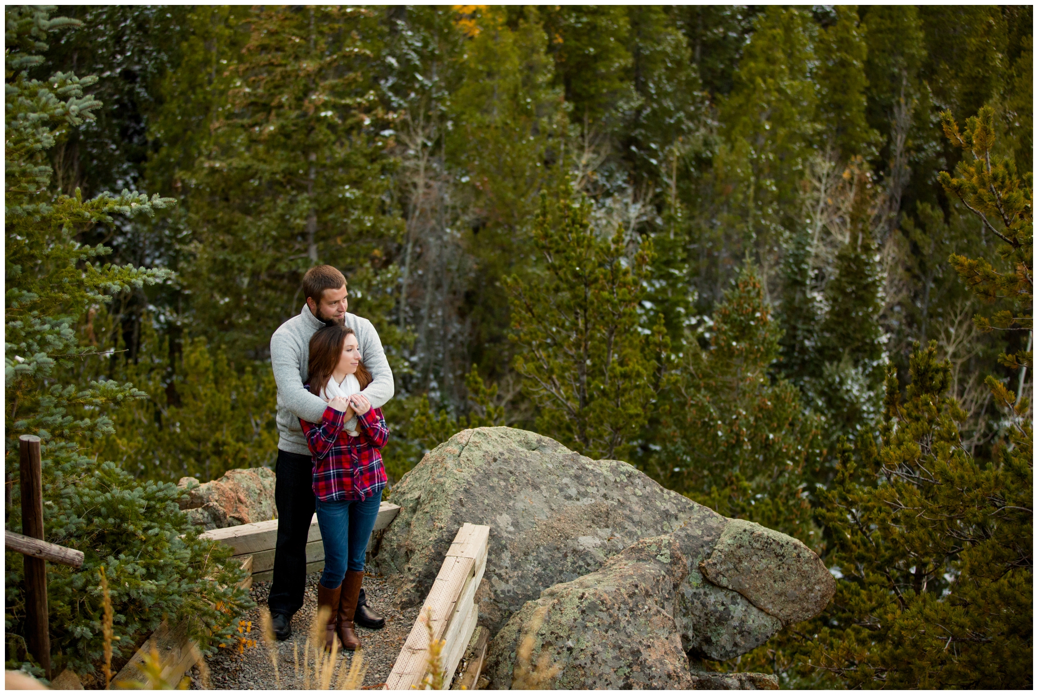 Colorado engagement photography at Peaceful Valley Ranch