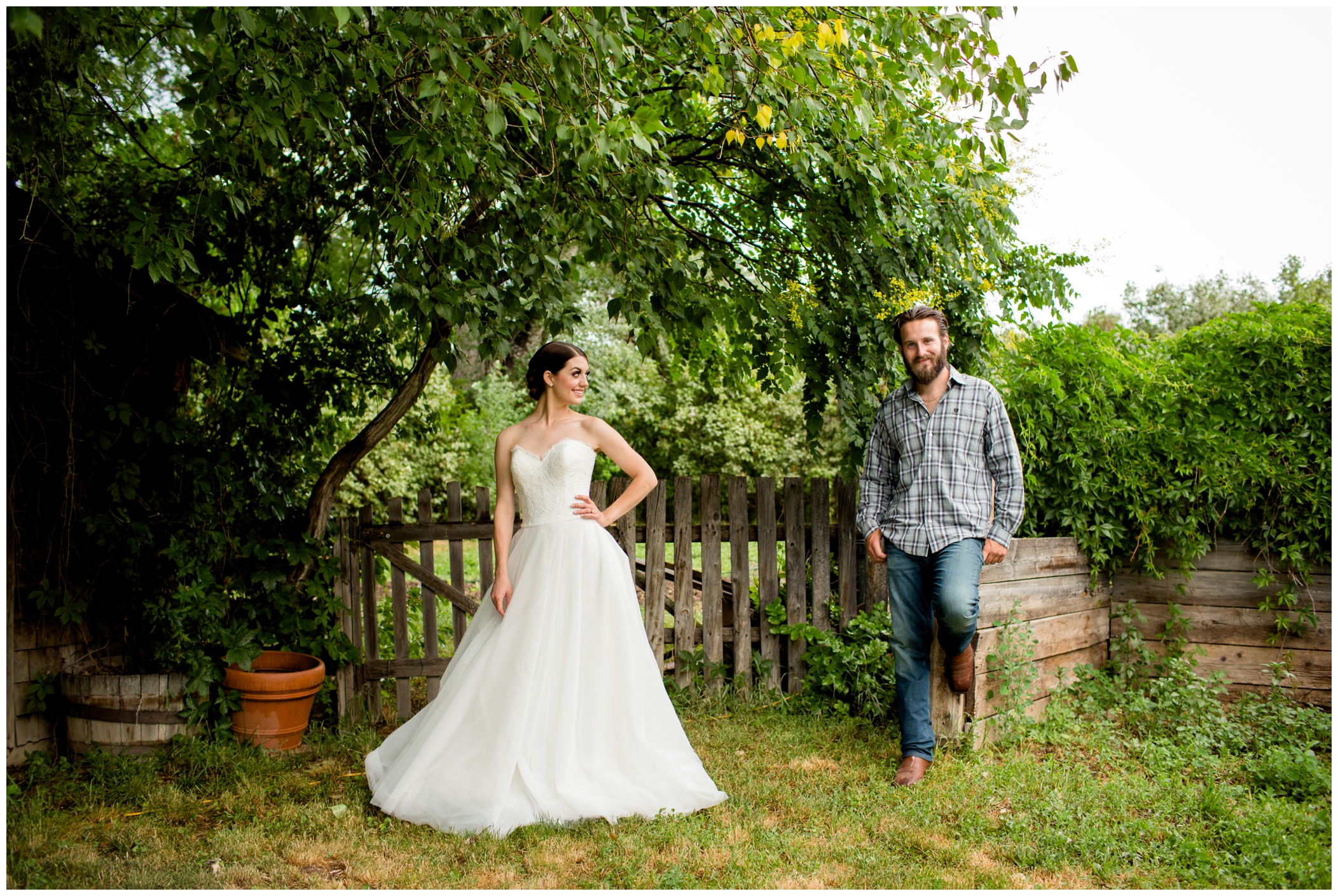 Longmont wedding photography at Lone Hawk Farm by Plum Pretty Photography.
