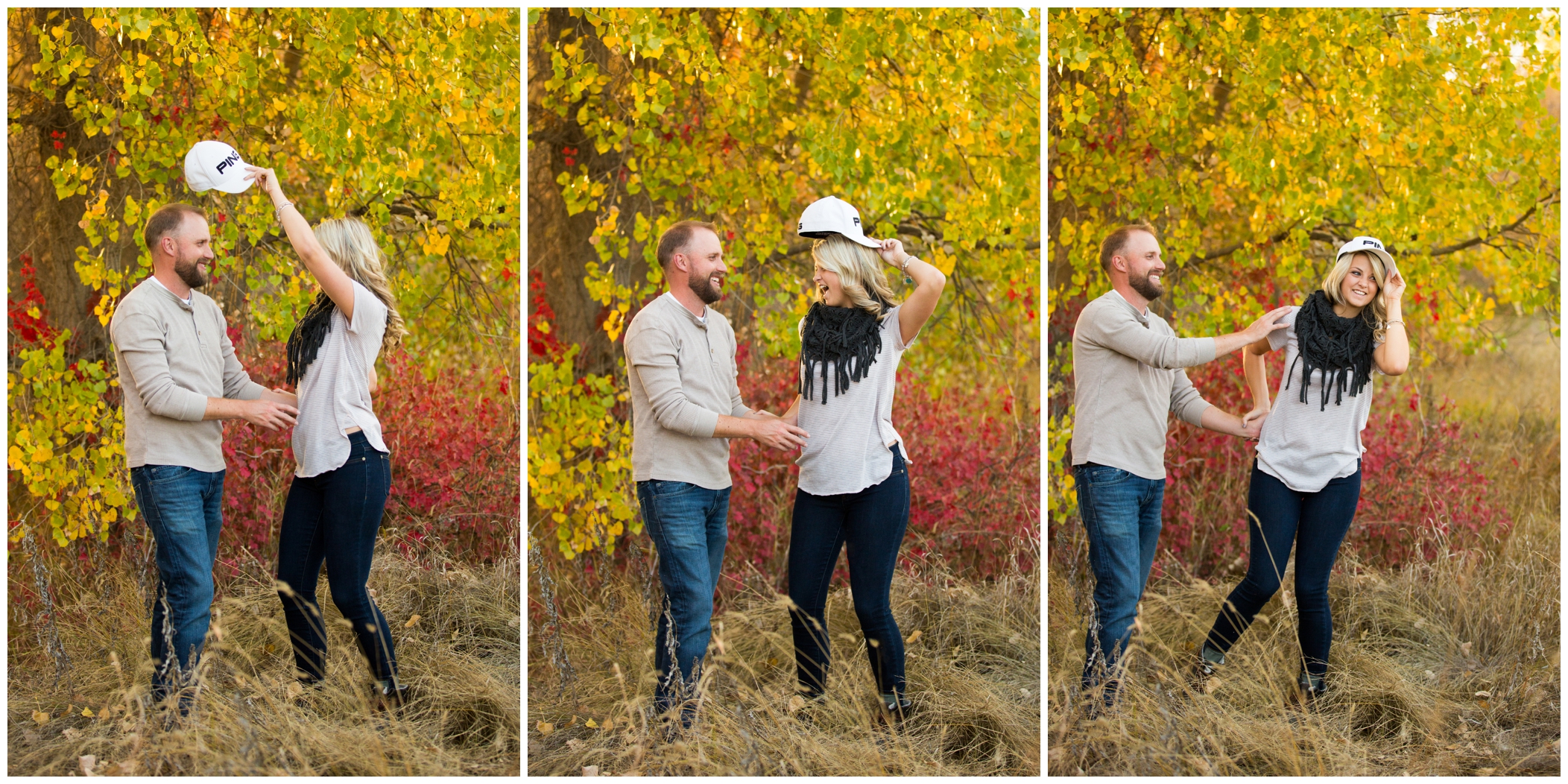 fun engagement photos in Fort Collins