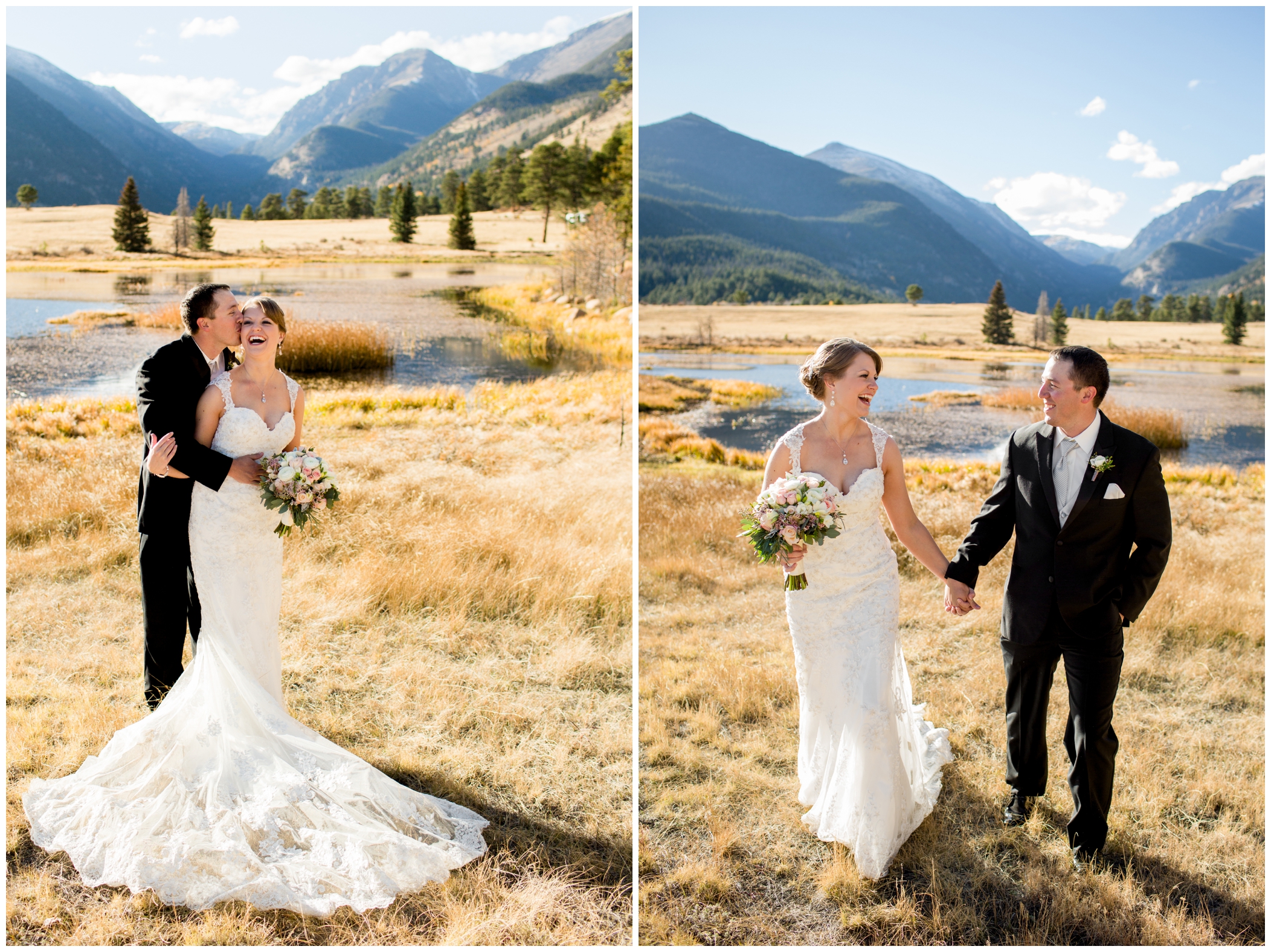 wedding photos in Estes Park, CO