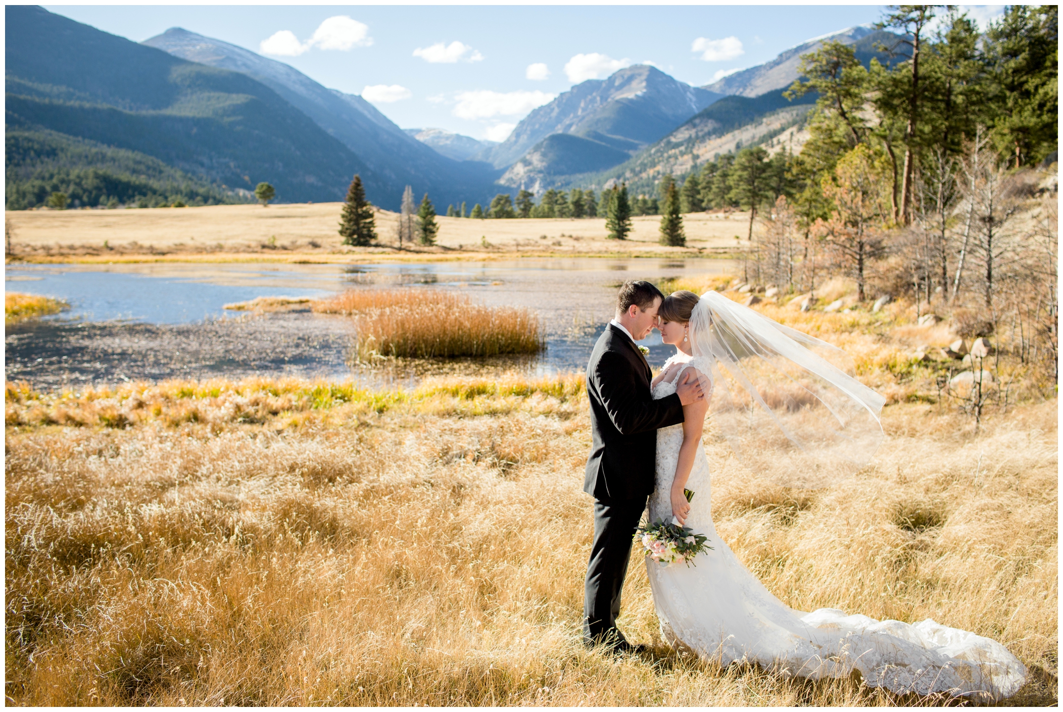 wedding photos in Estes Park, Colorado