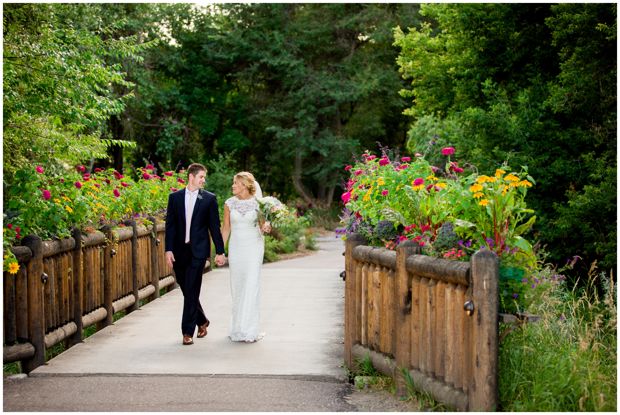 Colorado garden wedding at Chatfield Botanic Gardens