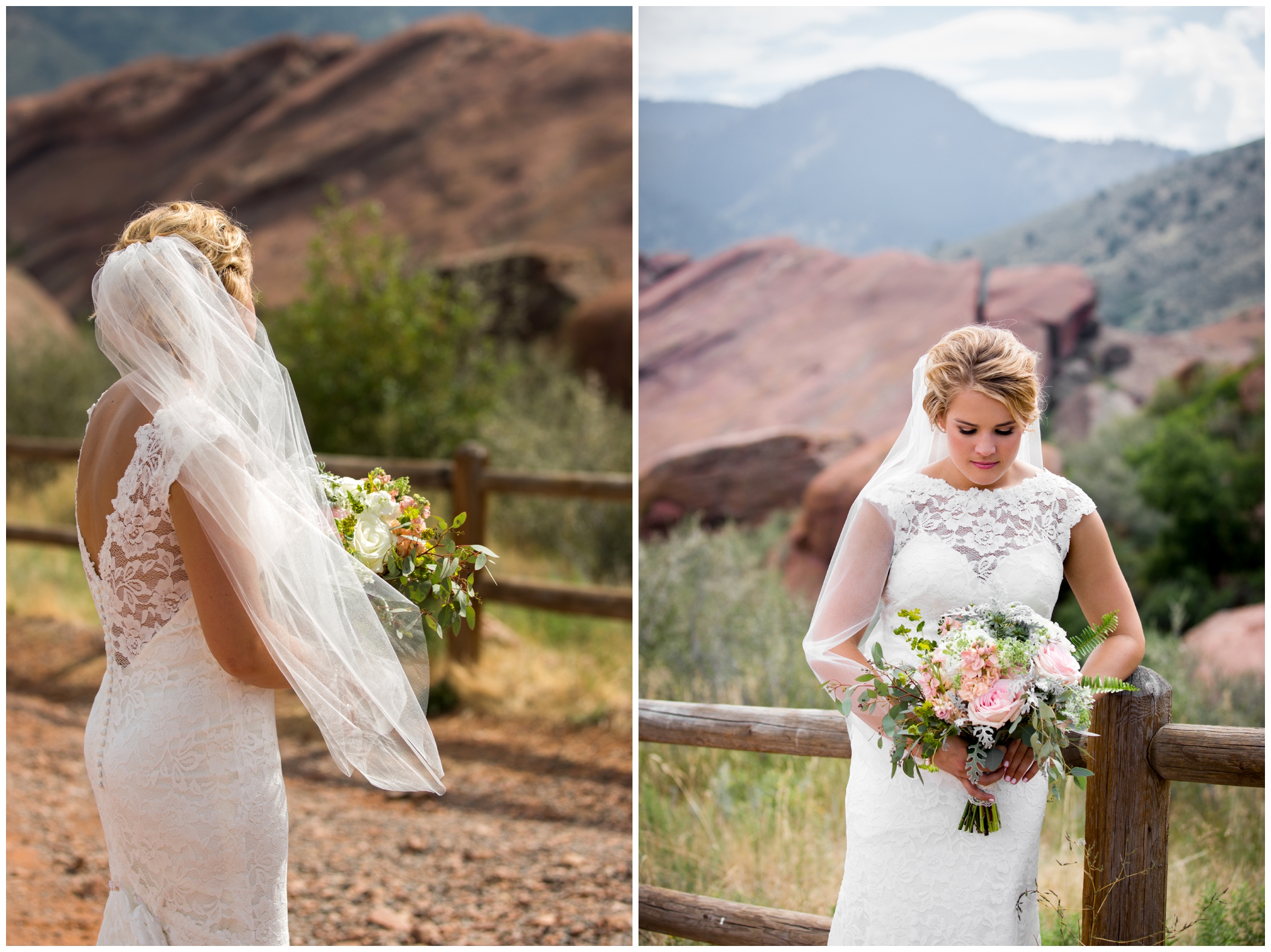 Red Rocks Colorado bride 