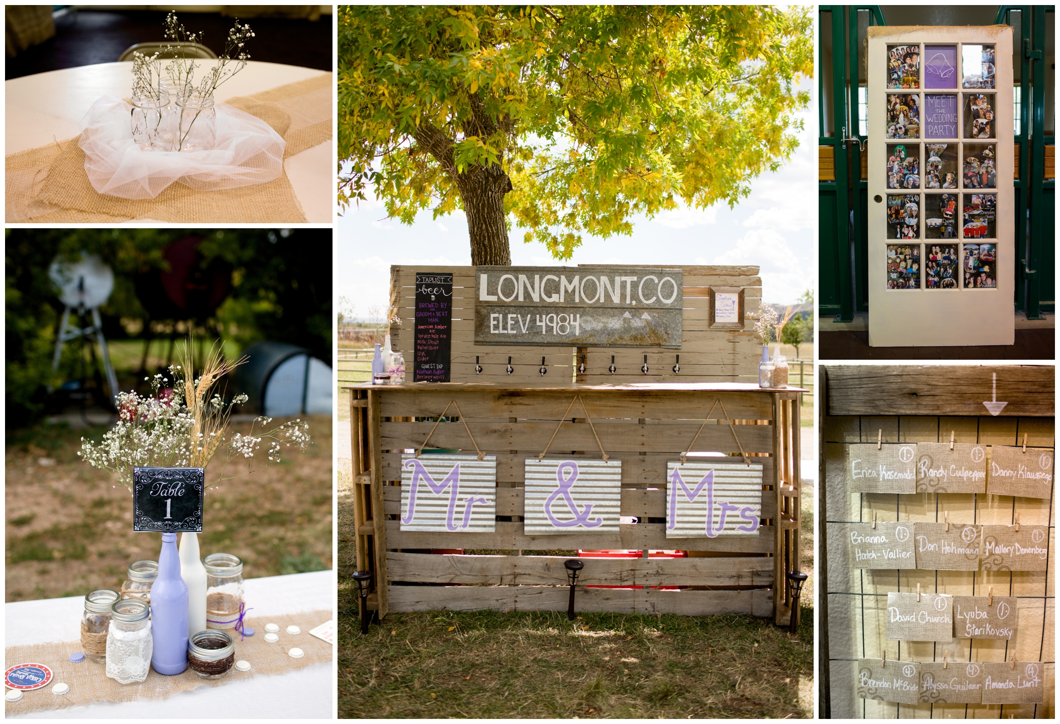 Longmont Colorado DIY backyard wedding 