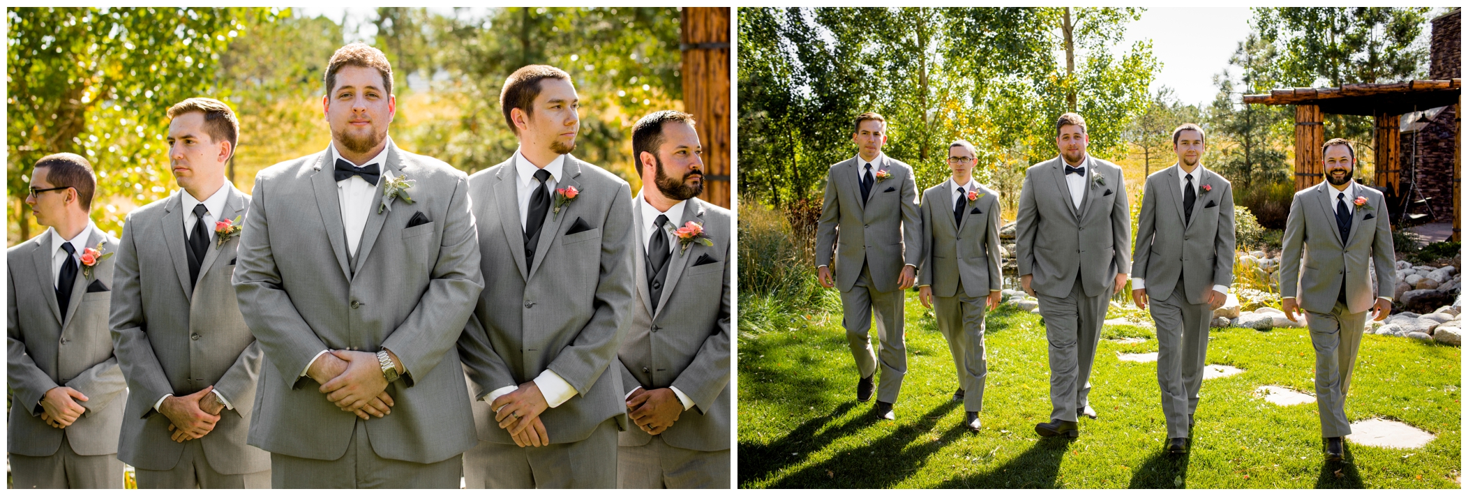 Colorado groomsmen in gray 