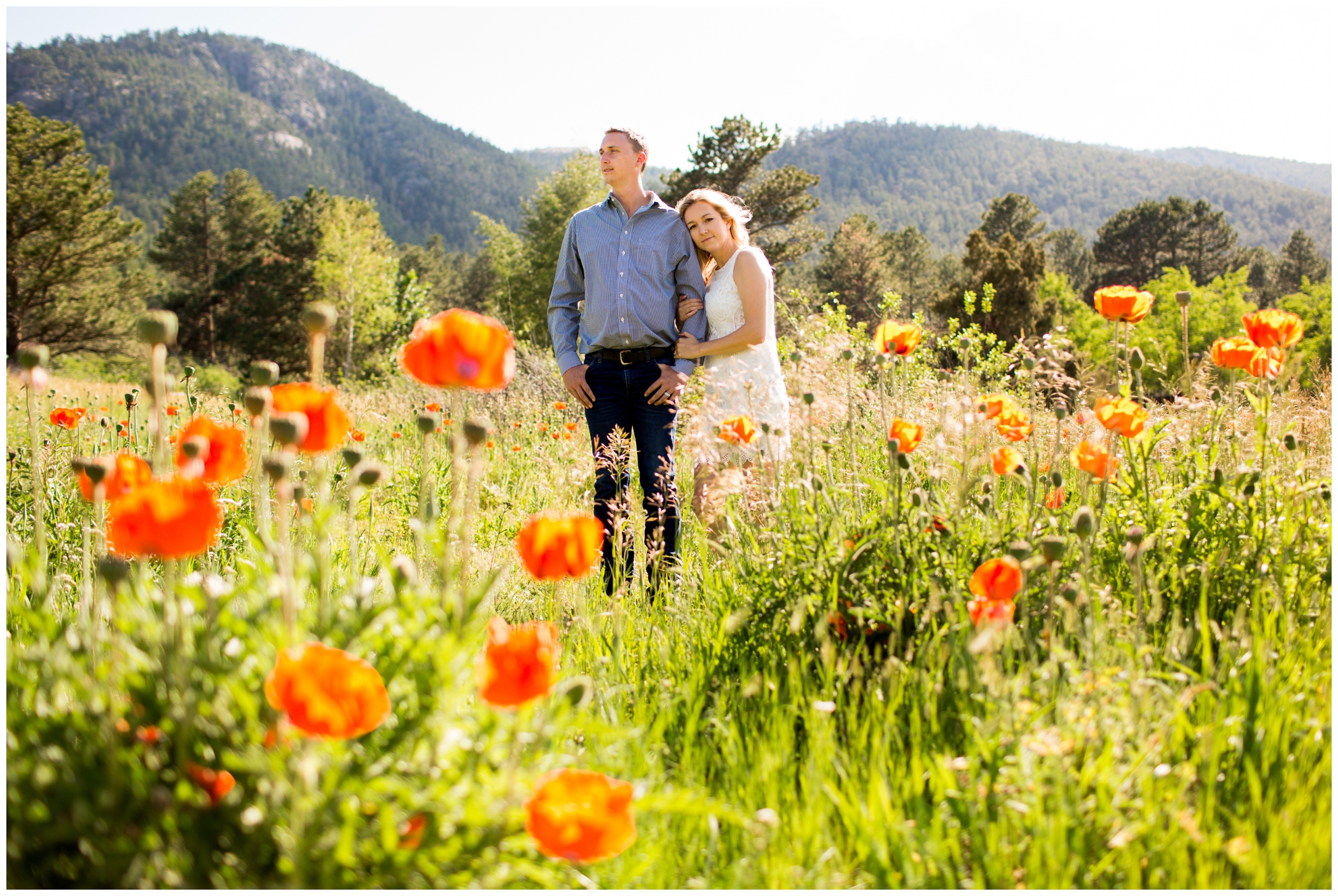 Colorado mountain engagement pictures by Plum Pretty Photography 