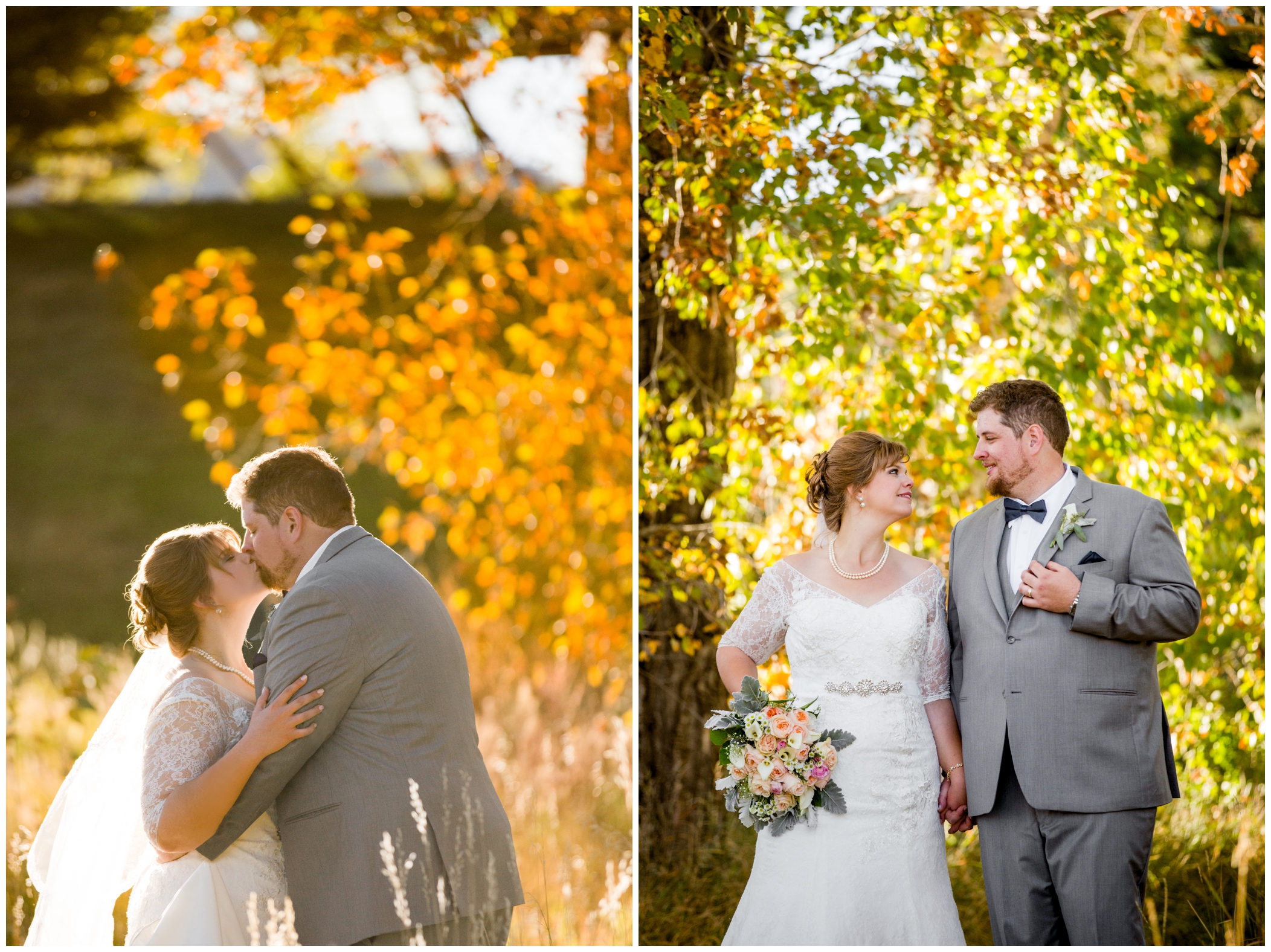 Spruce Mountain Ranch wedding pictures by Colorado wedding photographer Plum Pretty Photography 