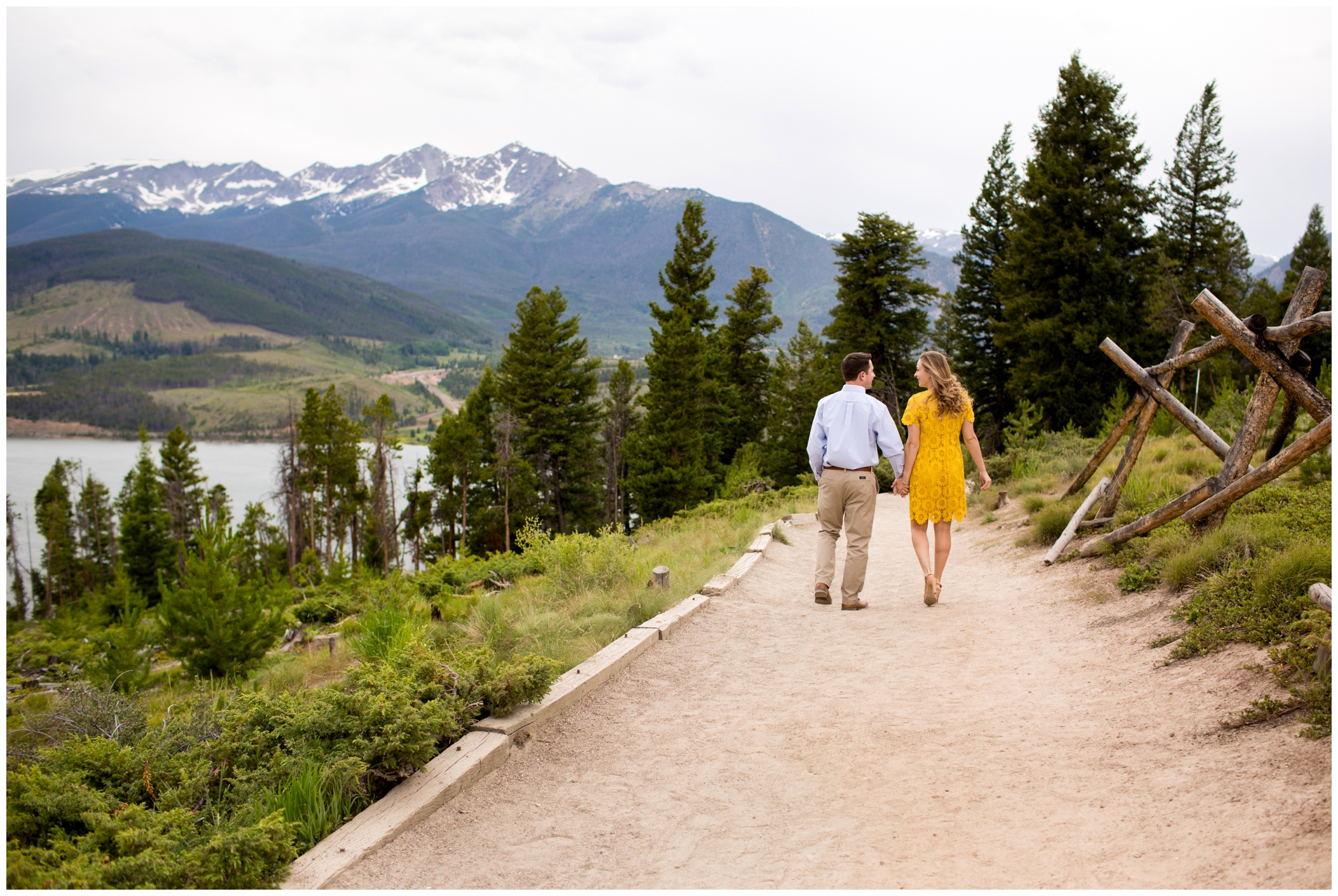 Sapphire Point engagement pictures by Breckenridge Colorado photographer Plum Pretty Photography 