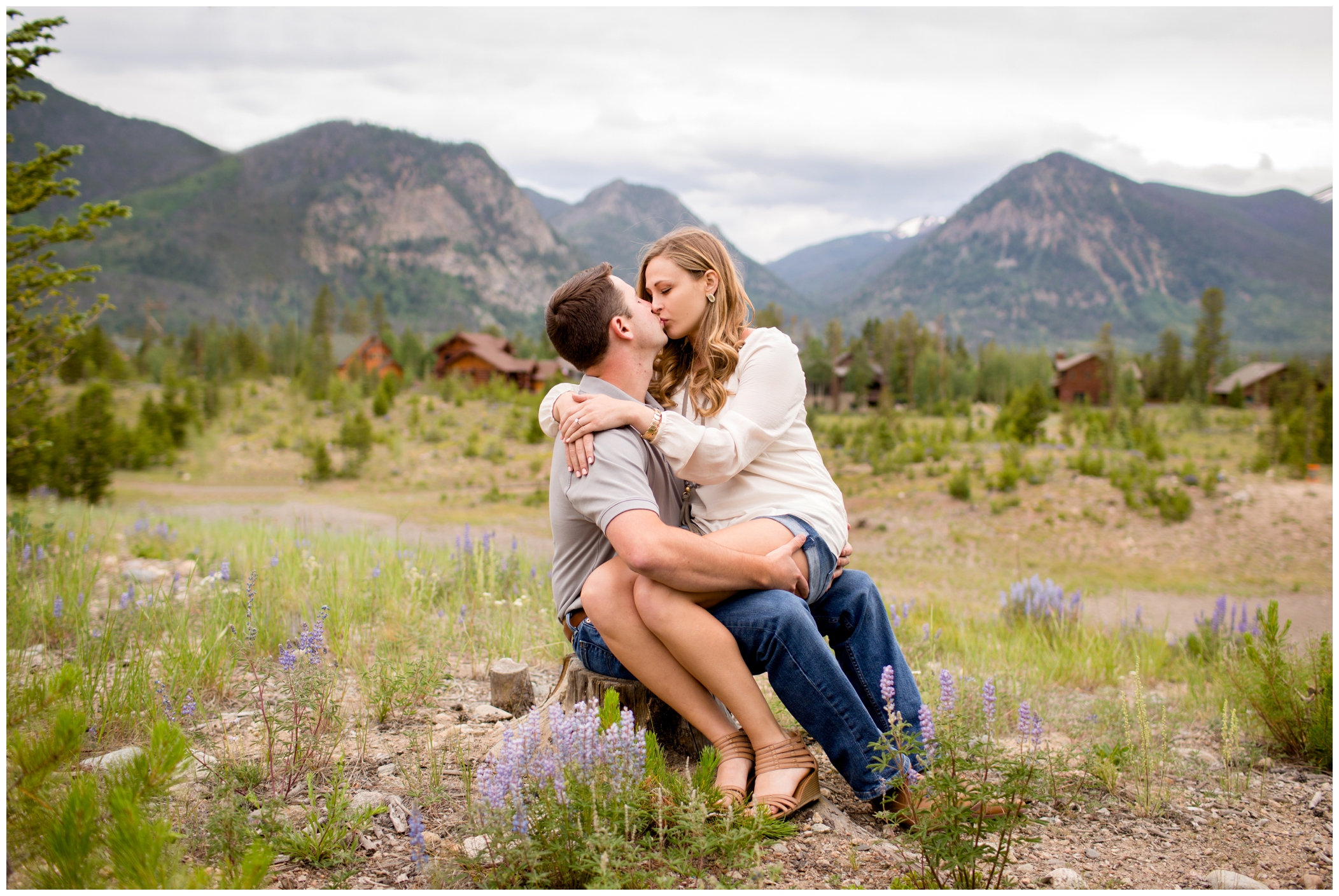 Breckenridge engagement photography by Colorado photographer Plum Pretty Photo 