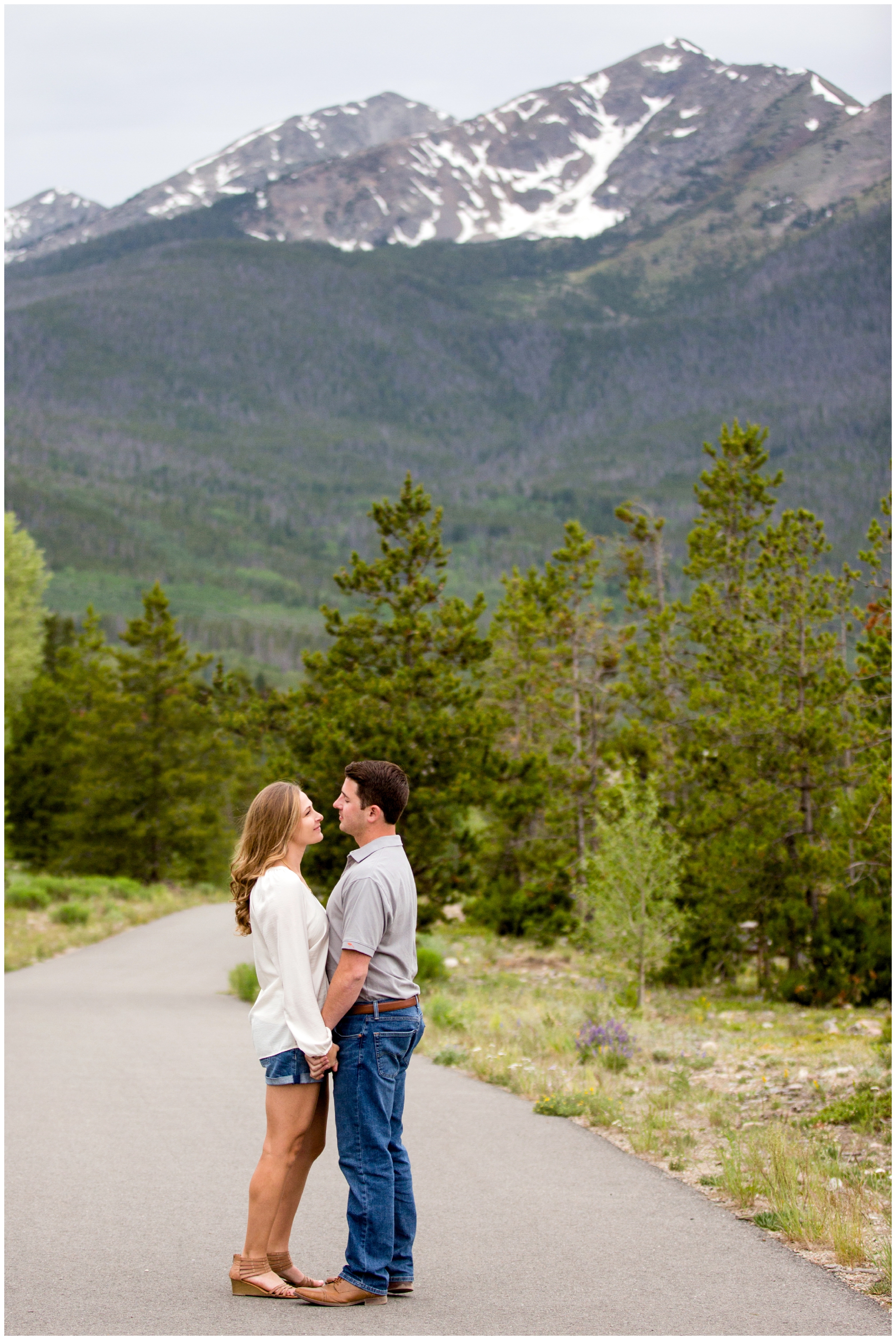 Colorado engagement photos by Breckenridge photographer Plum Pretty Photography 