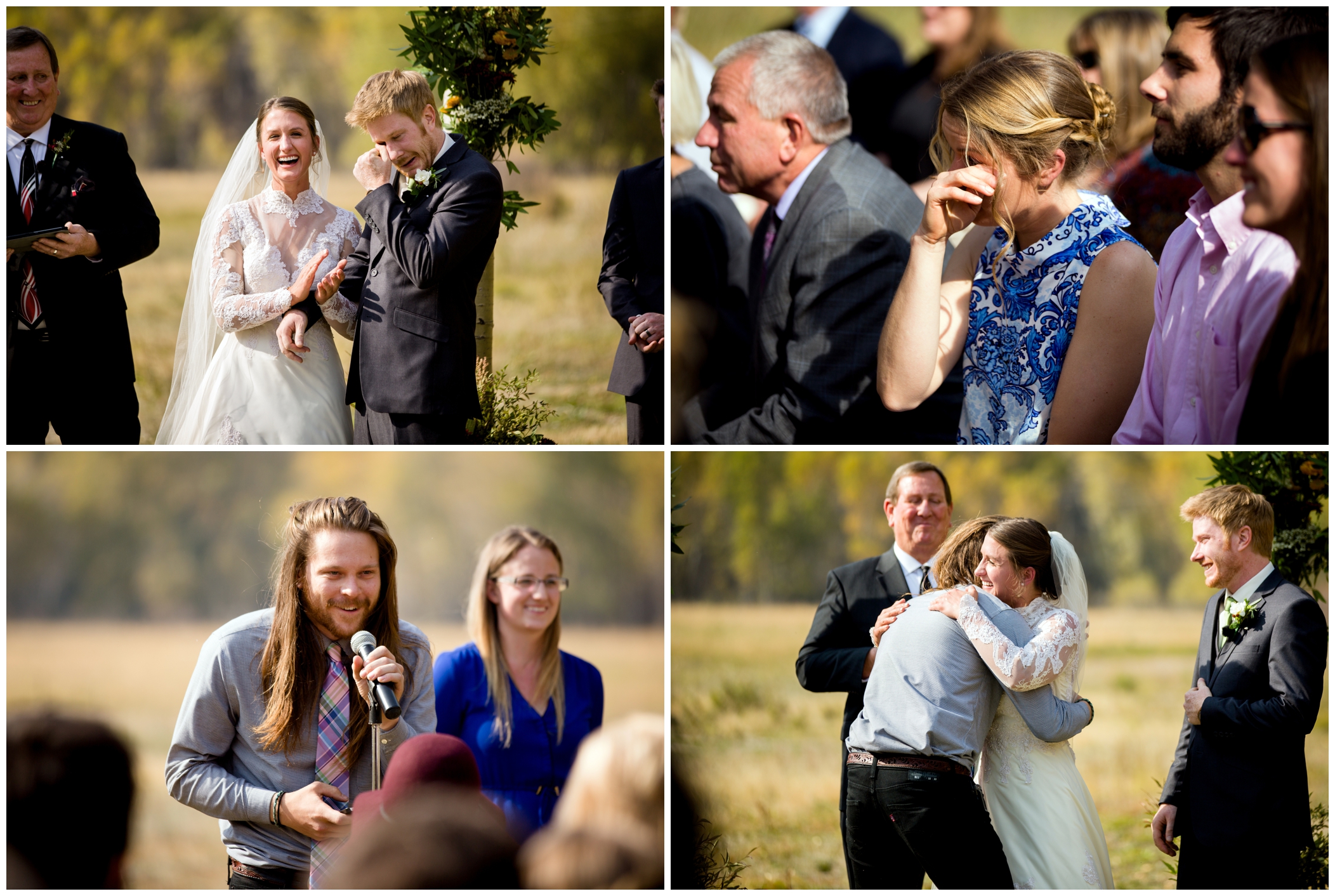 Colorado mountain wedding ceremony in Salida CO