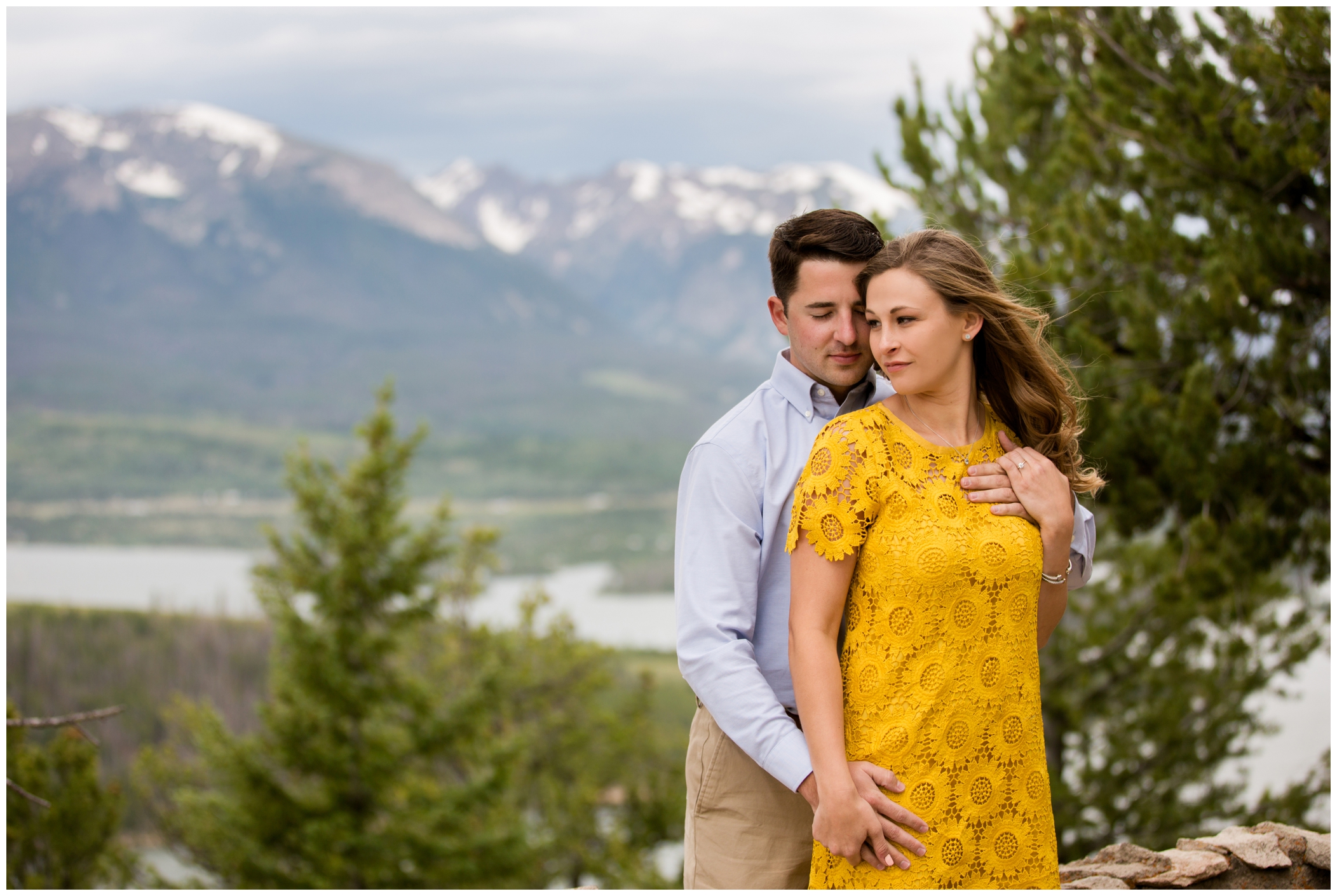 Sapphire Point engagement photos by Breckenridge engagement photographer Plum Pretty Photography 