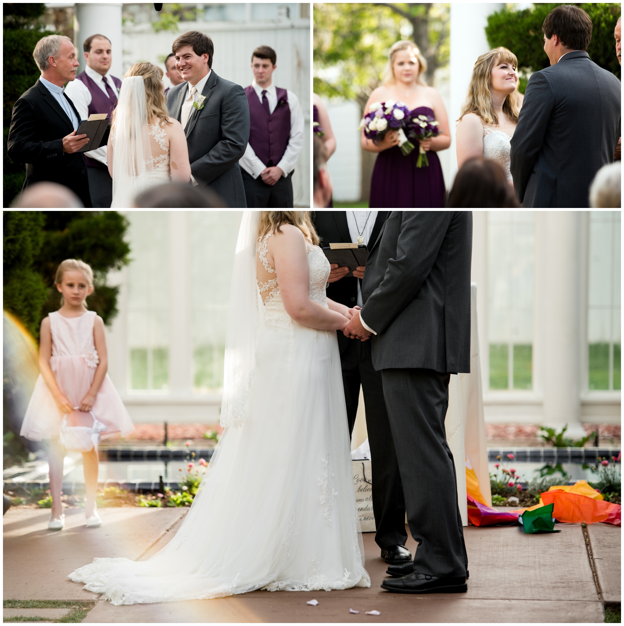 Lionsgate wedding ceremony in Lafayette Colorado 