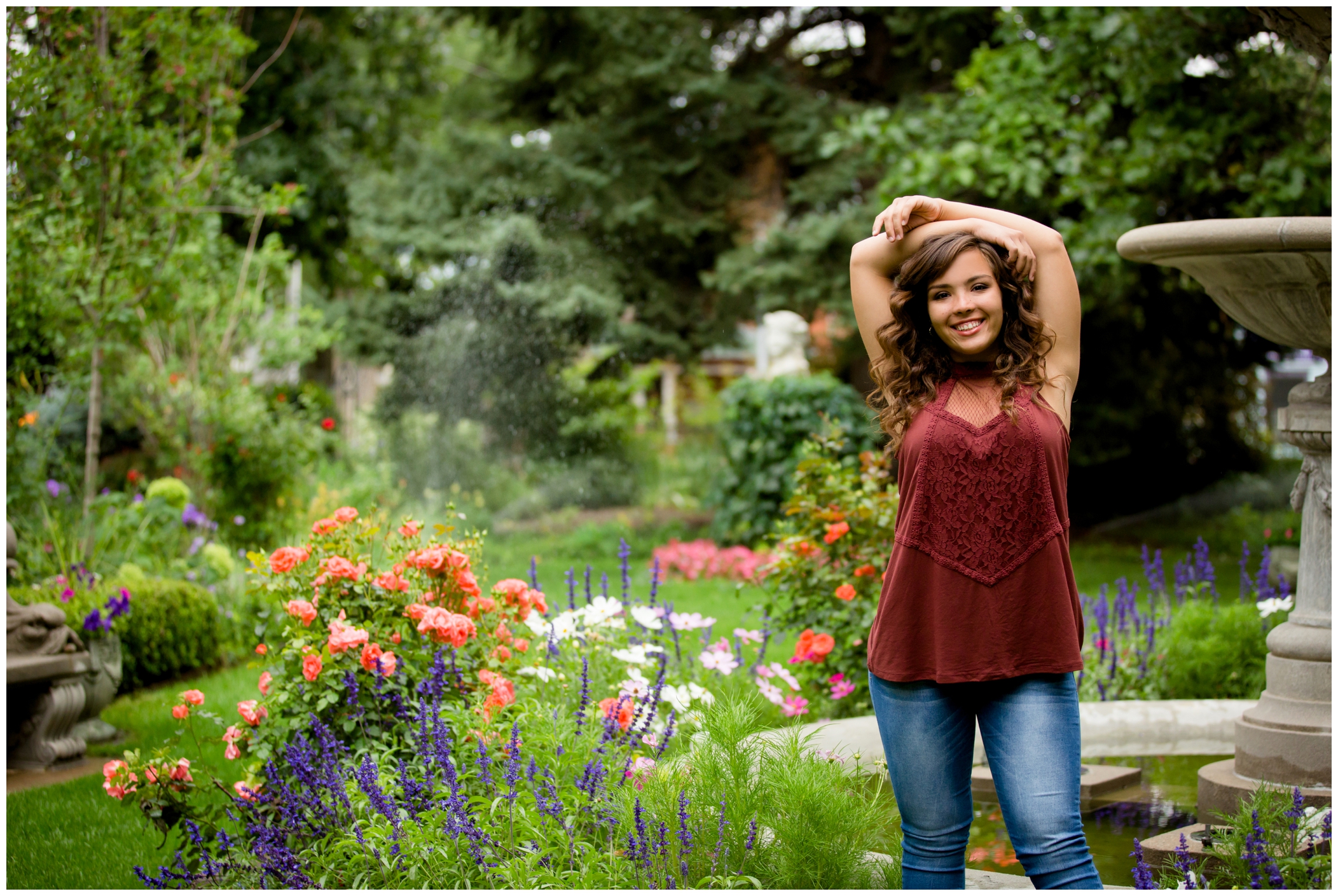 Longmont Colorado senior pictures at Callahan House by Plum Pretty Photography