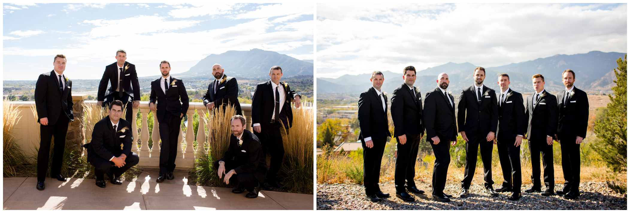 the pinery Colorado groomsmen 