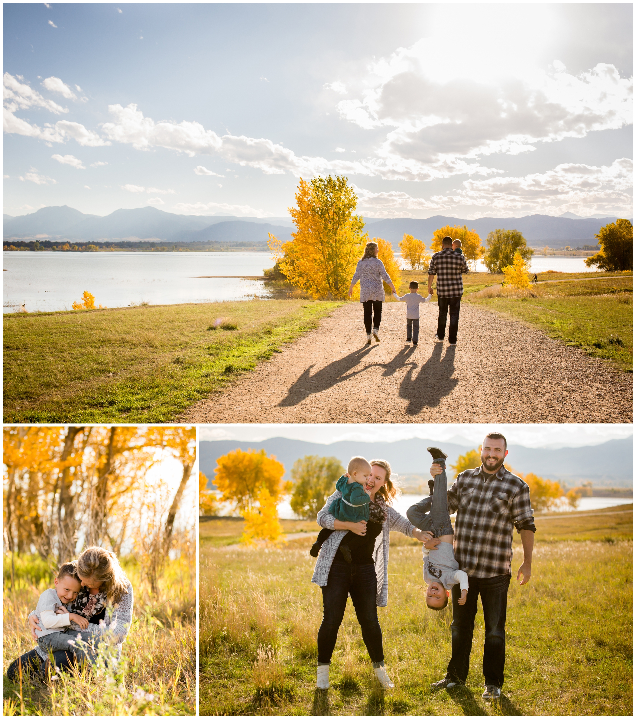 Boulder family photos at Coot Lake by Colorado photographer Plum Pretty Photography