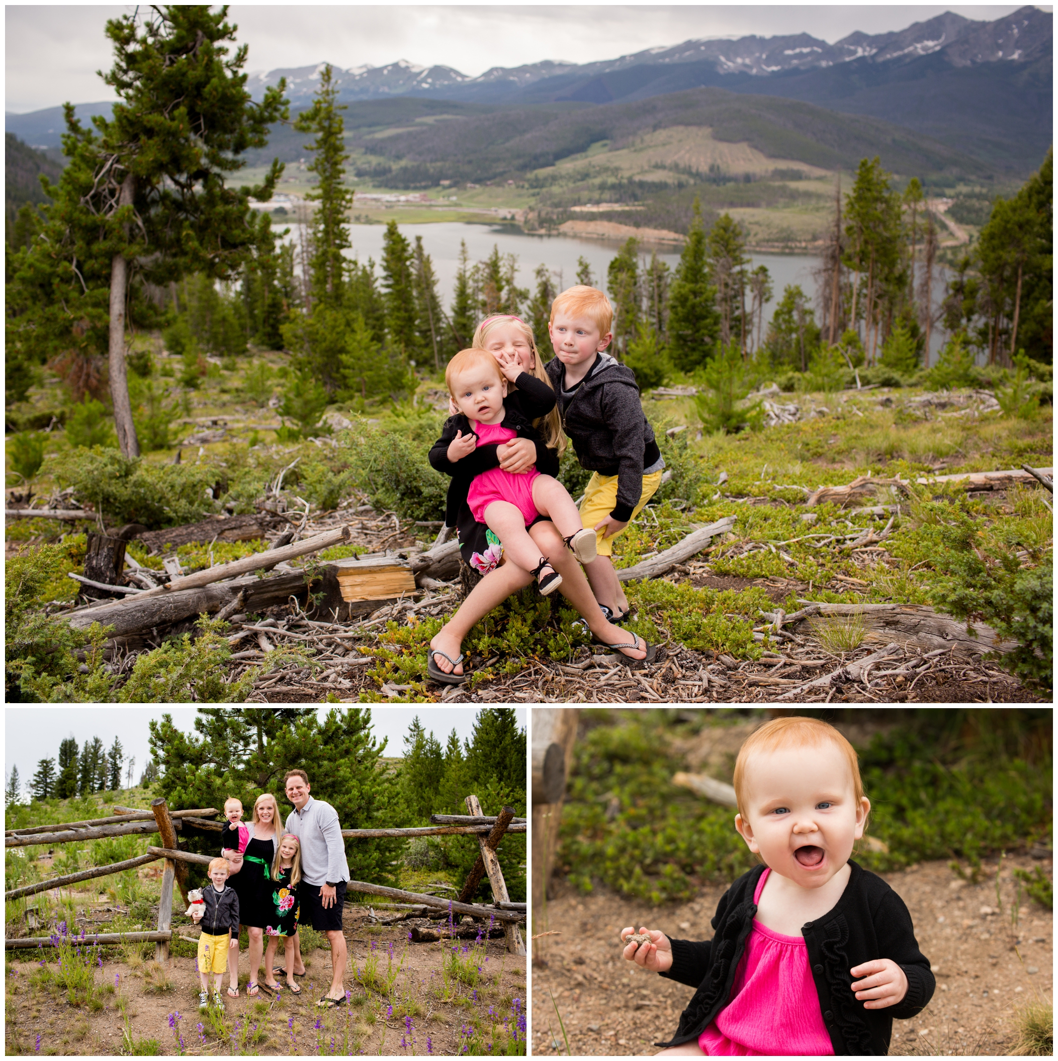 Breckenridge Colorado family pictures at Sapphire Point 