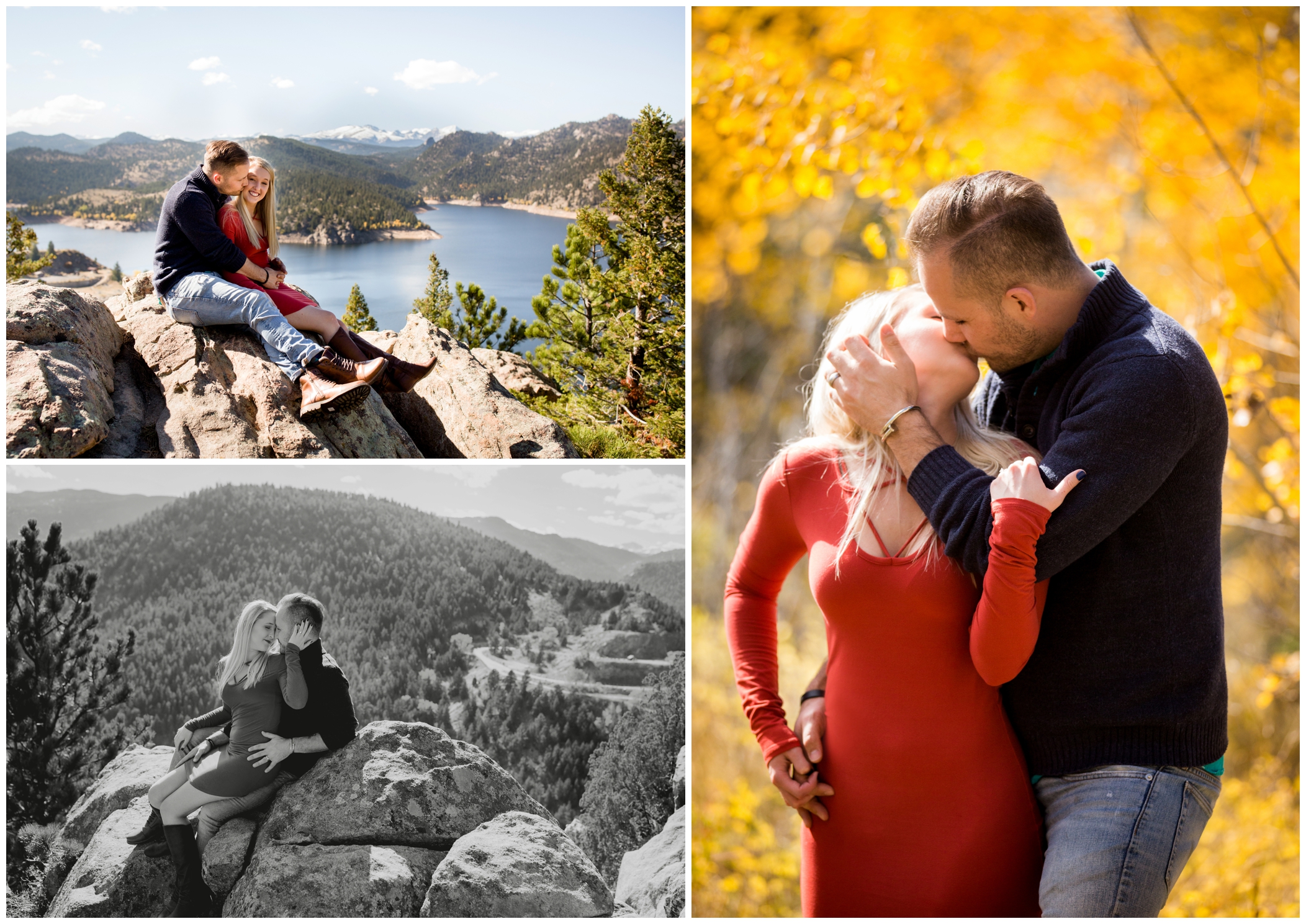 Colorado mountain engagement photography in Boulder 