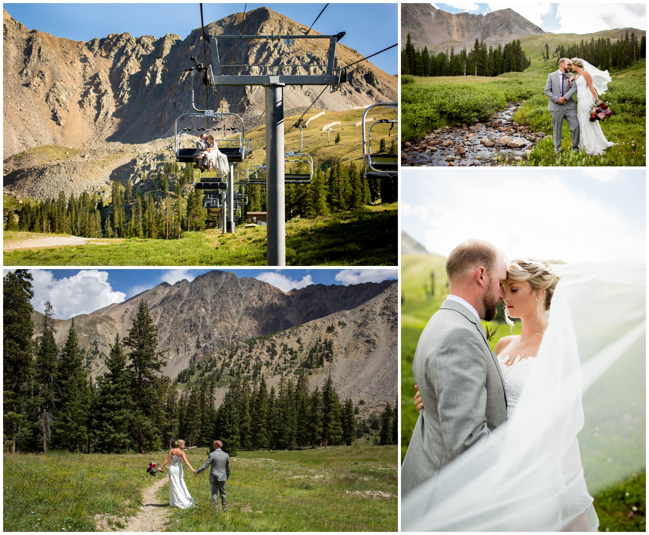 A-basin Colorado wedding photos by Plum Pretty Photography 