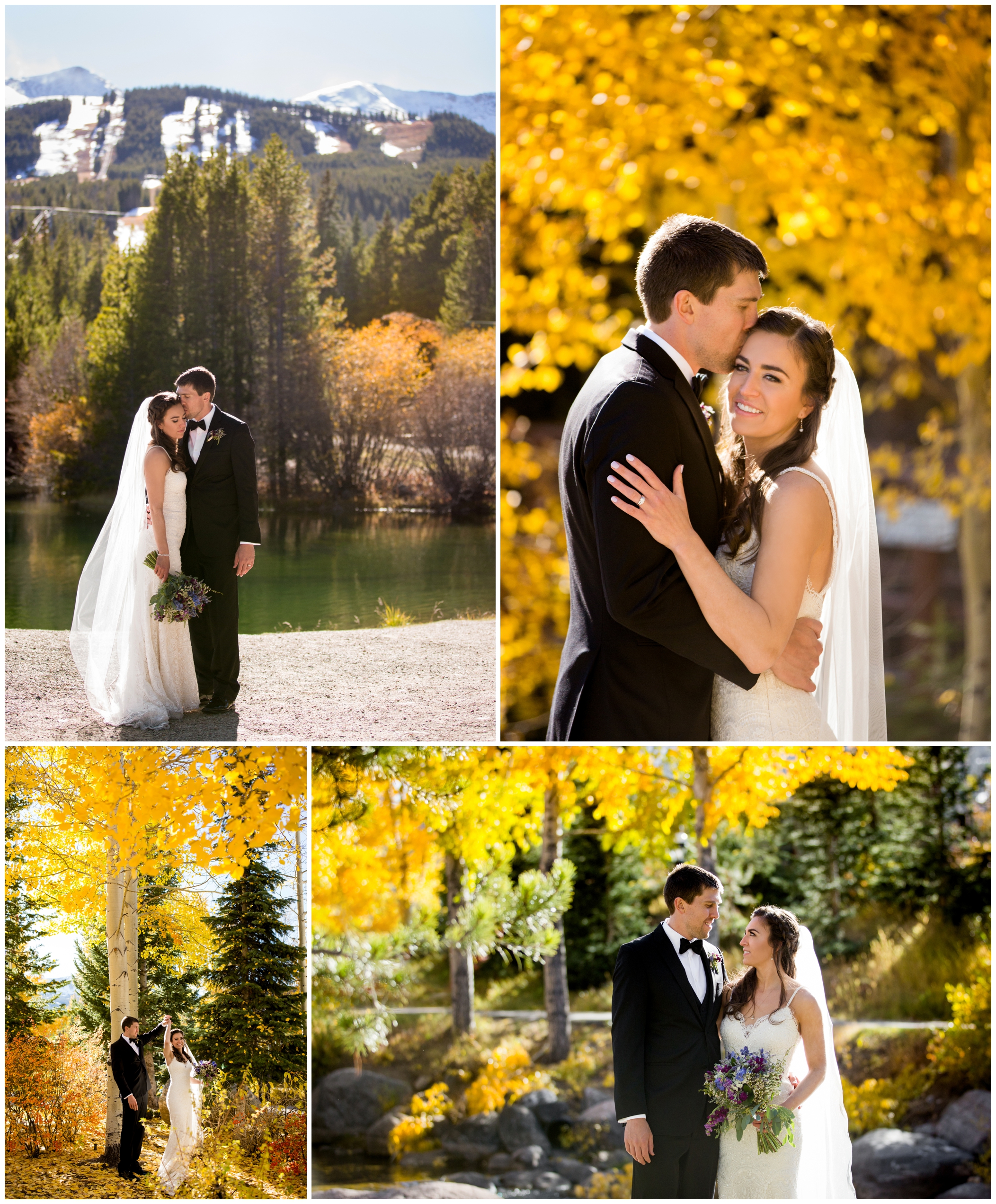 Colorado mountain wedding photos by Breckenridge photographer Plum Pretty Photography 