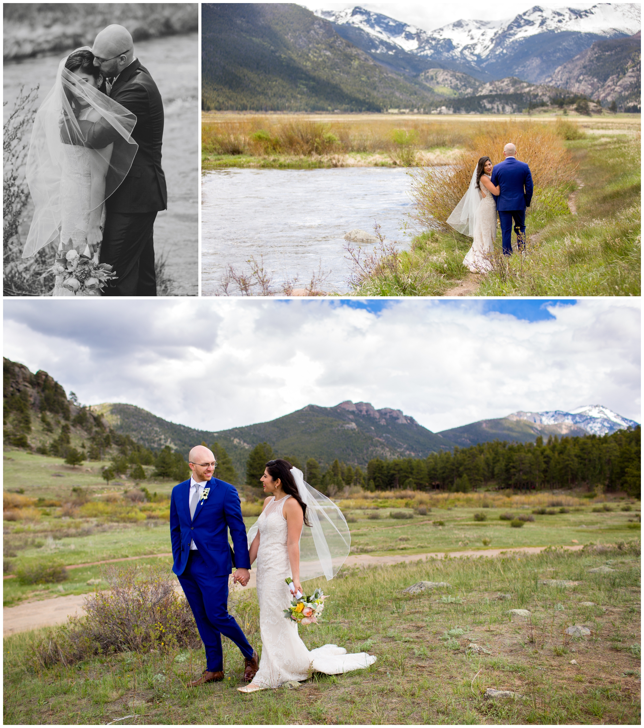 Estes Park wedding photography in Rocky Mountain National Park 