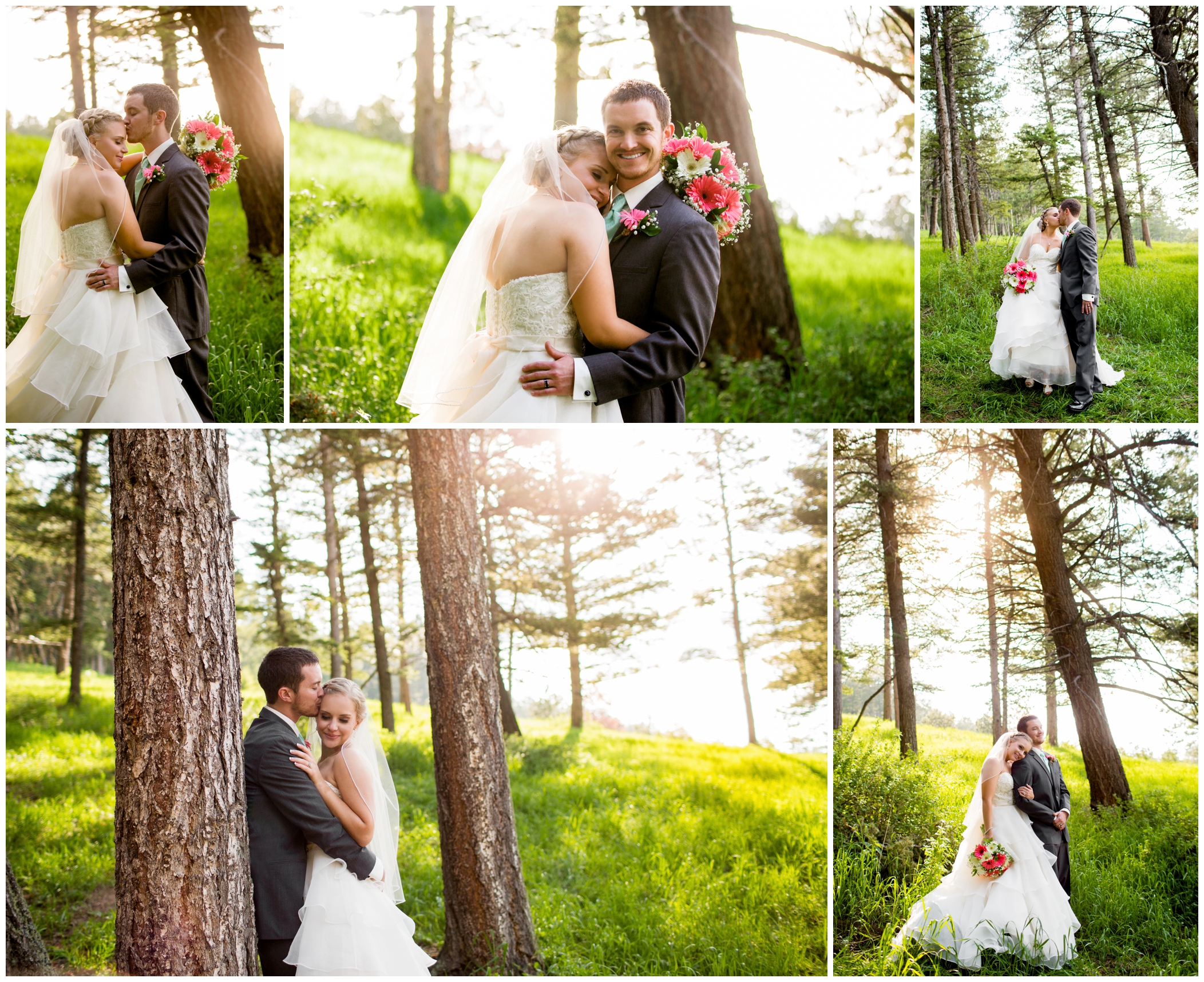 Pines at Genesee Colorado wedding pictures 