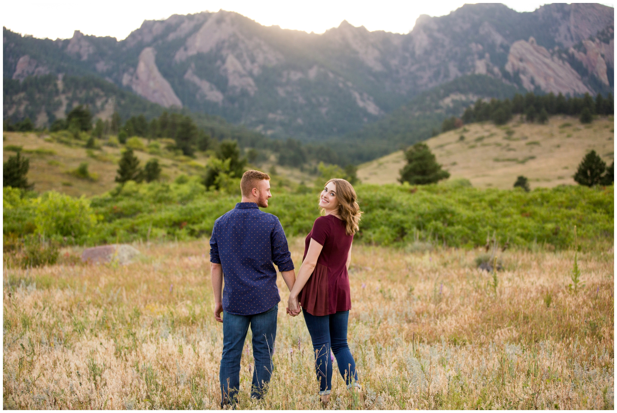 South Mesa Trail Boulder couples photography 