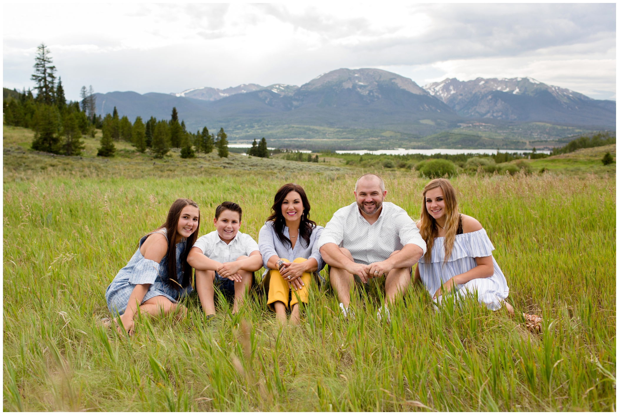 Breckenridge family photographs at Sapphire Point by Colorado portrait photographer Plum Pretty Photography