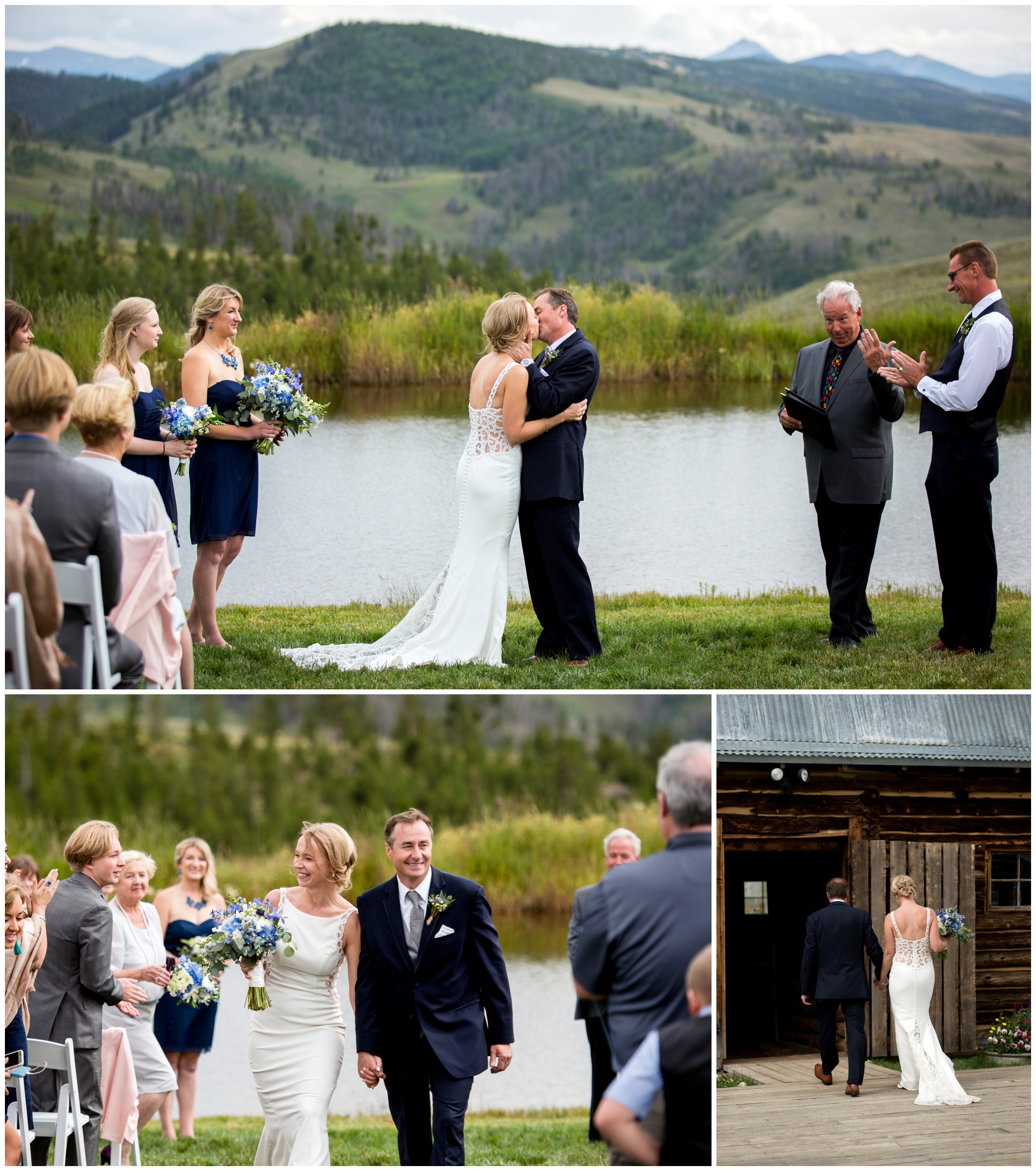Granby Colorado mountain wedding ceremony 