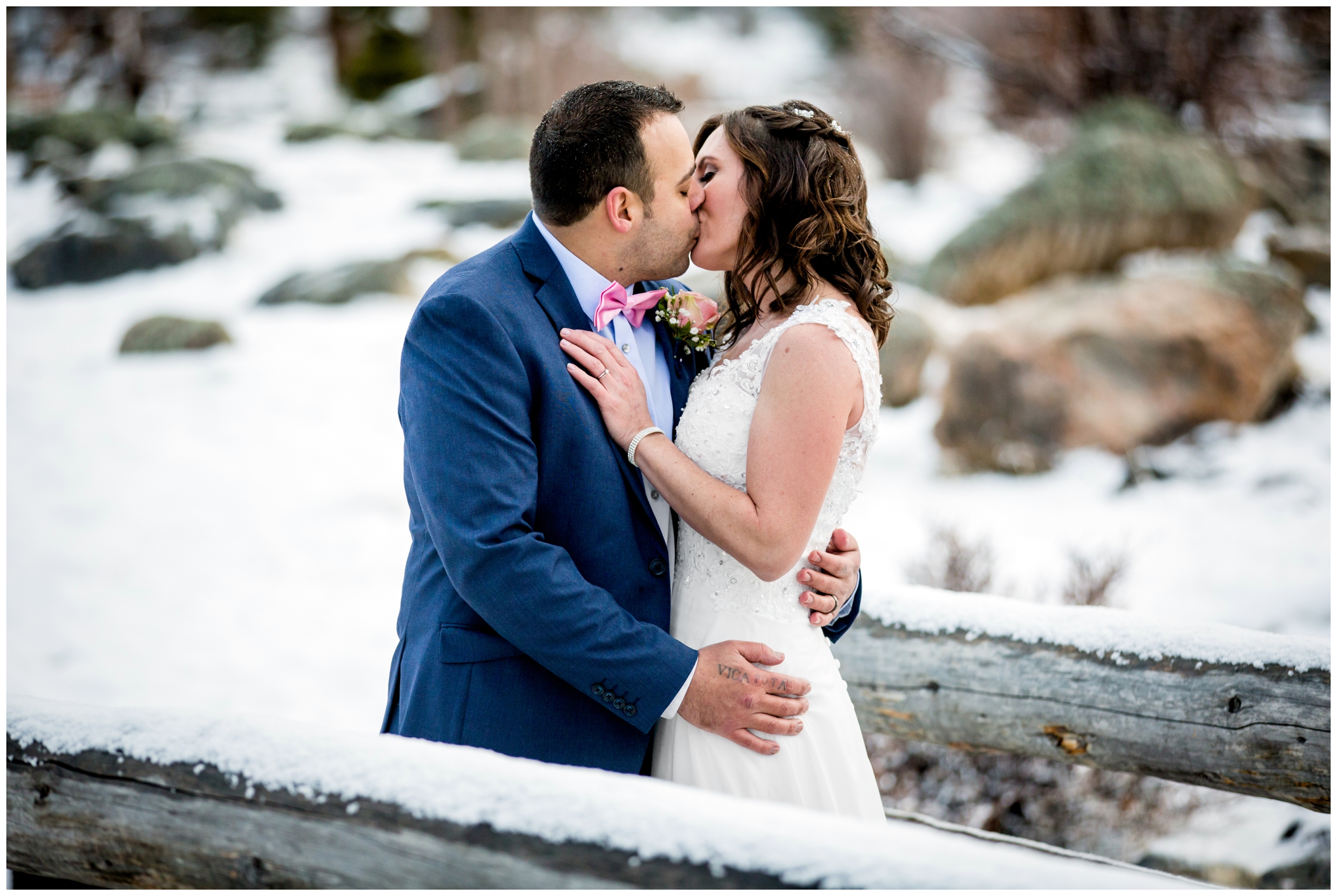 Colorado winter destination wedding photography 