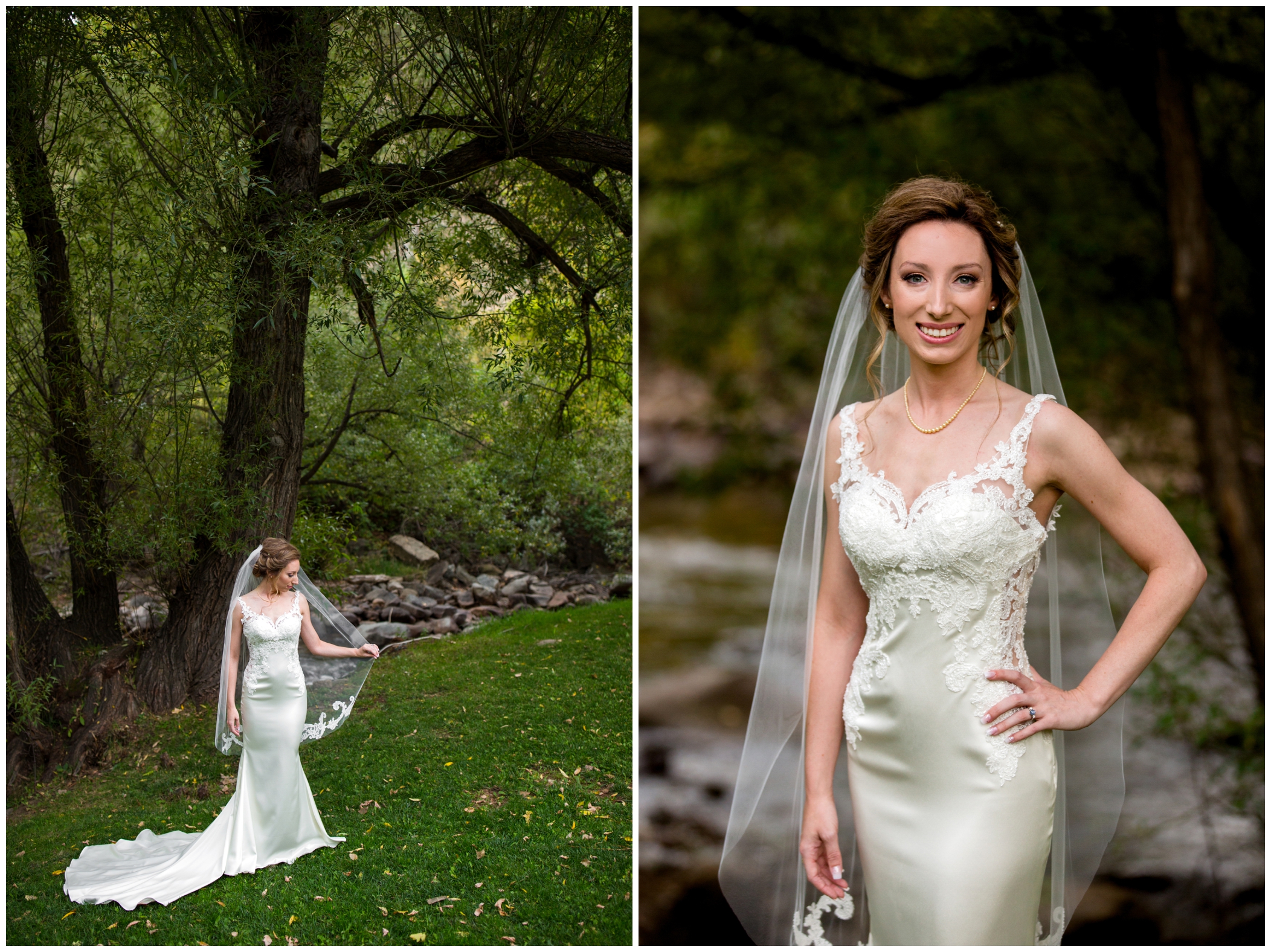 Colorado bride mountain wedding dress inspiration 