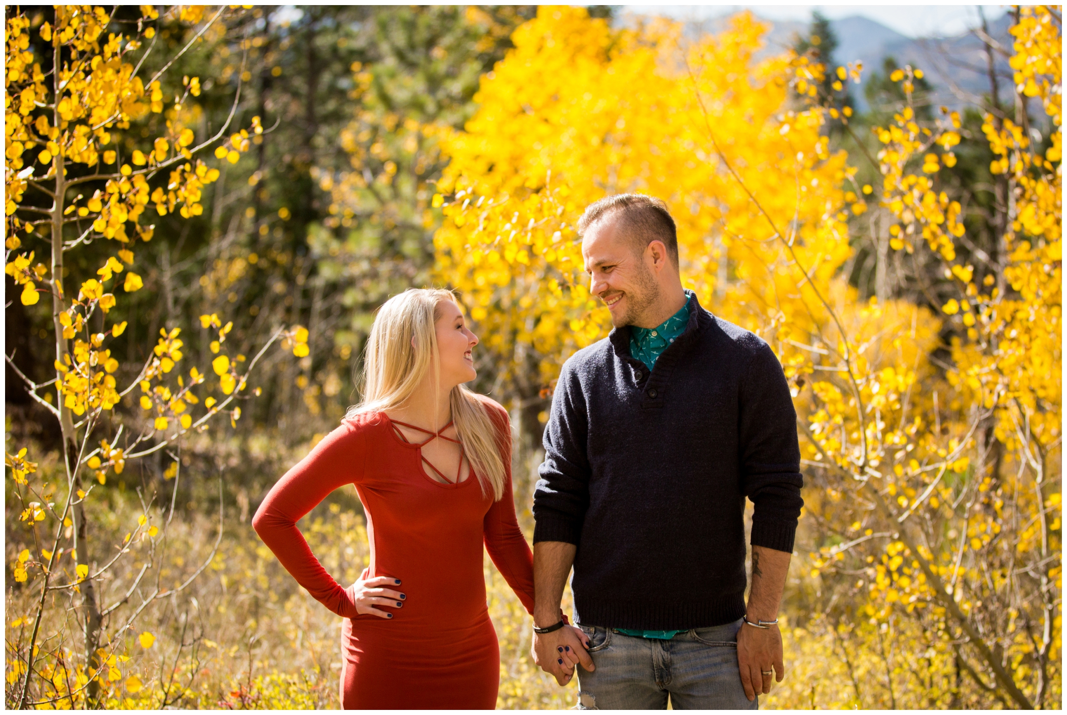 Boulder Colorado couples photos at Gross Reservoir 