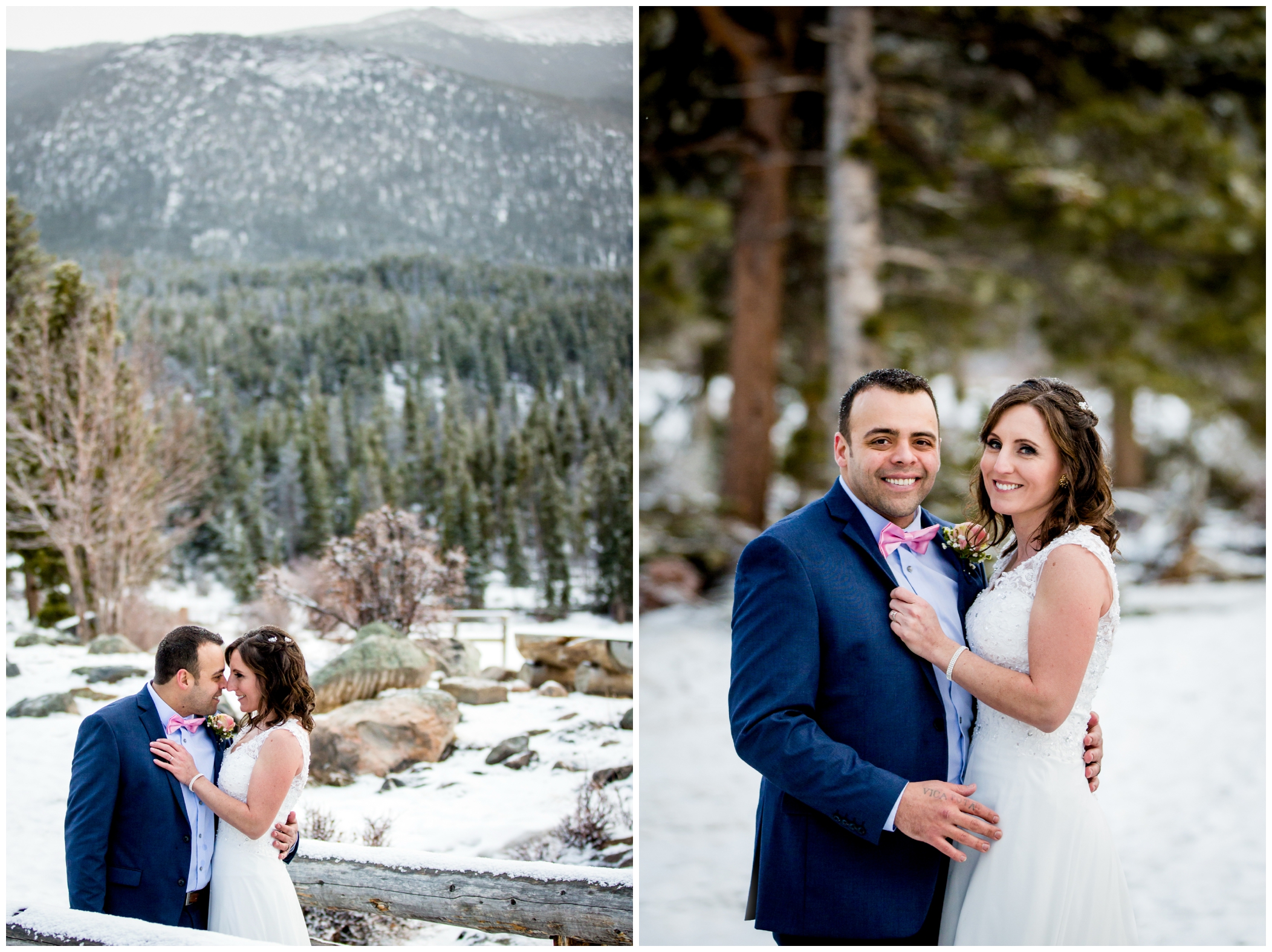 Estes Park Colorado winter wedding inspiration 