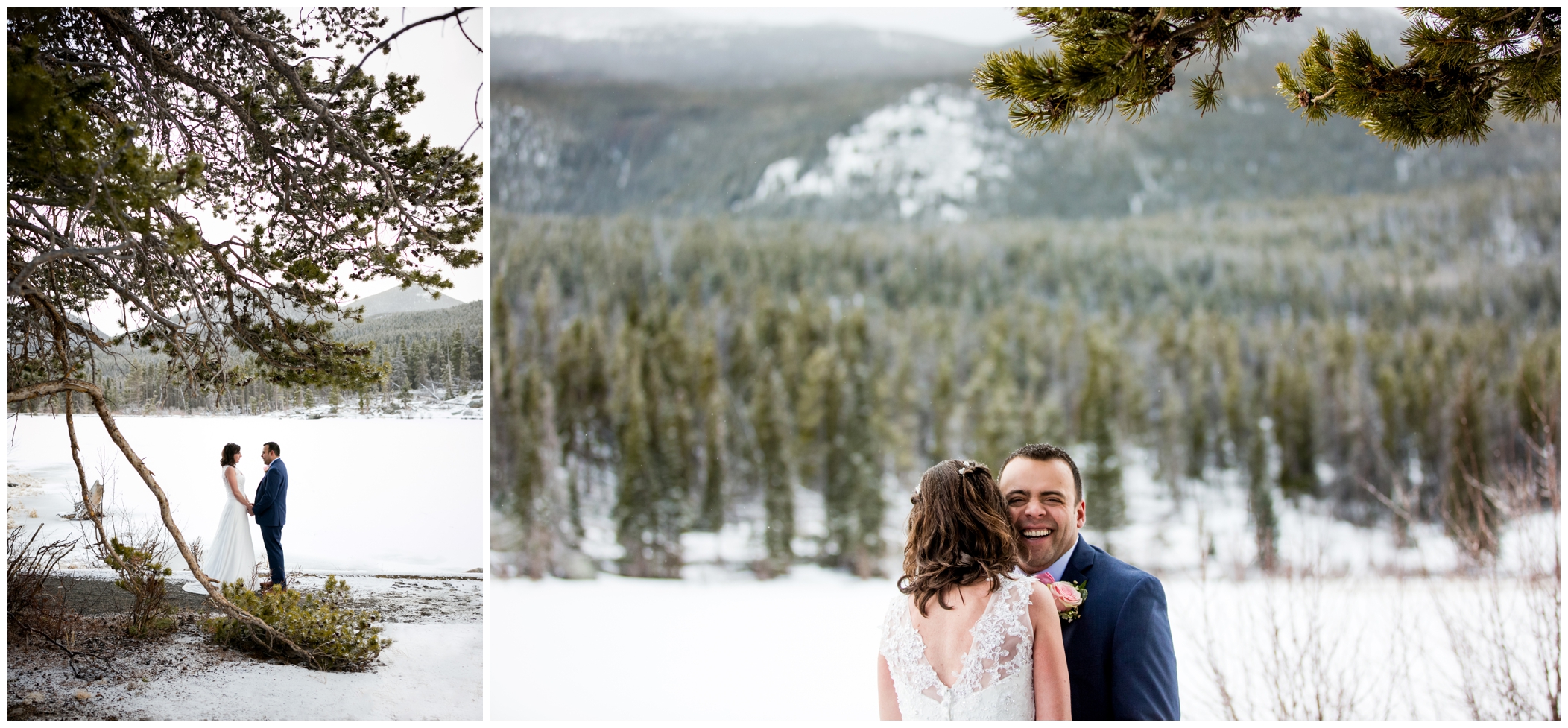 Sprague Lake winter wedding inspiration 