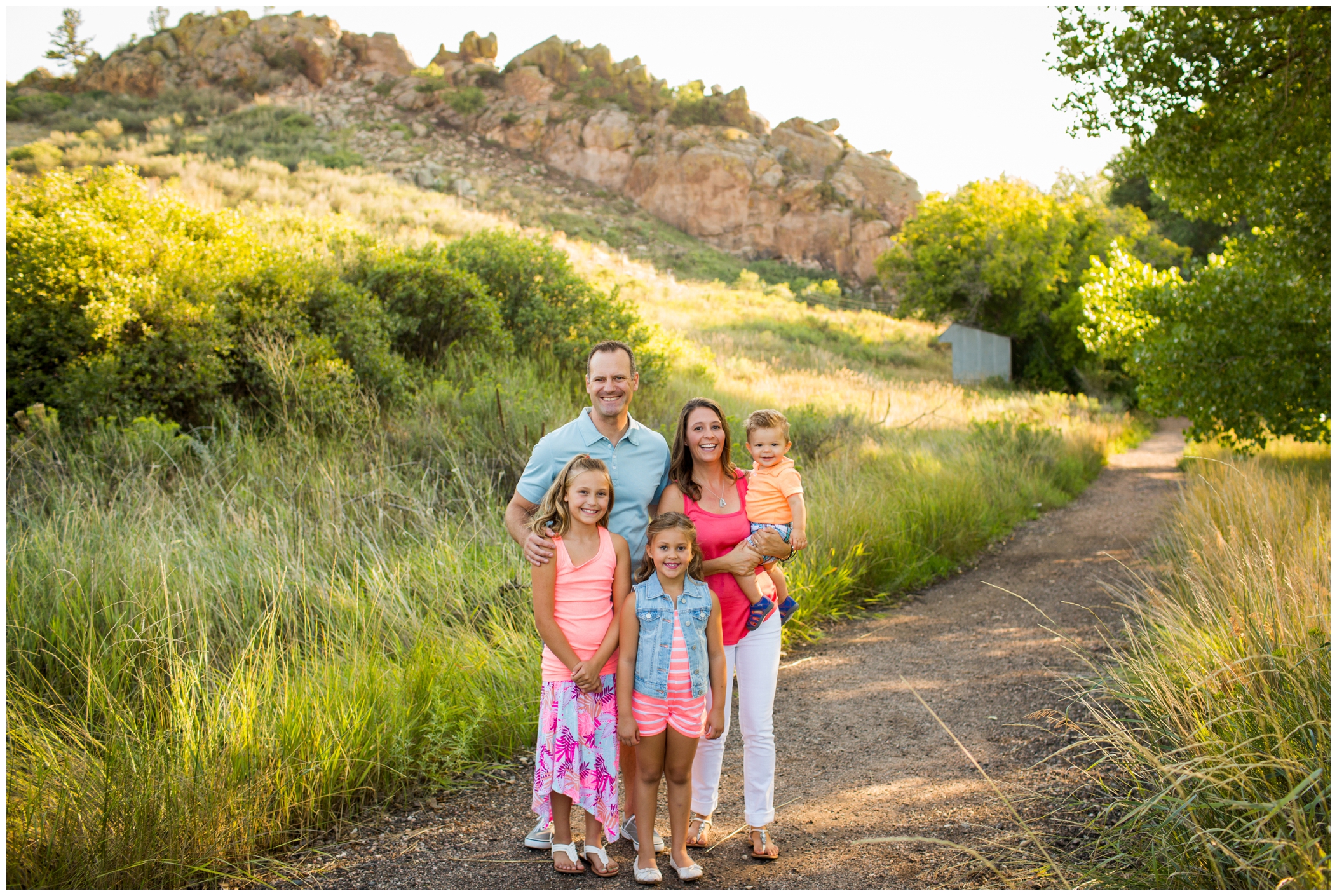 Loveland family photographs at Devil's Backbone by Colorado photographer Plum Pretty Photography 
