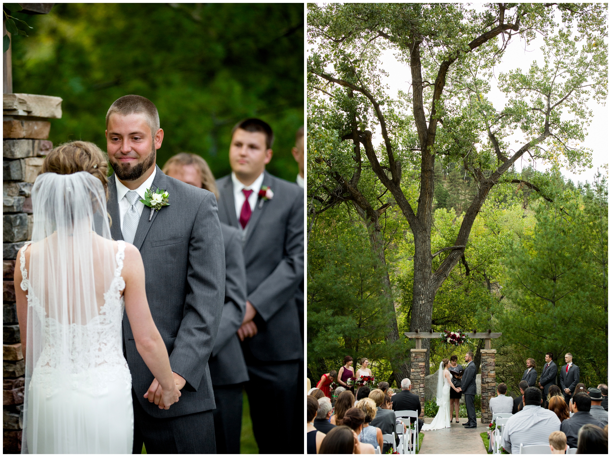 Wedgewood Boulder Creek wedding ceremony photos 