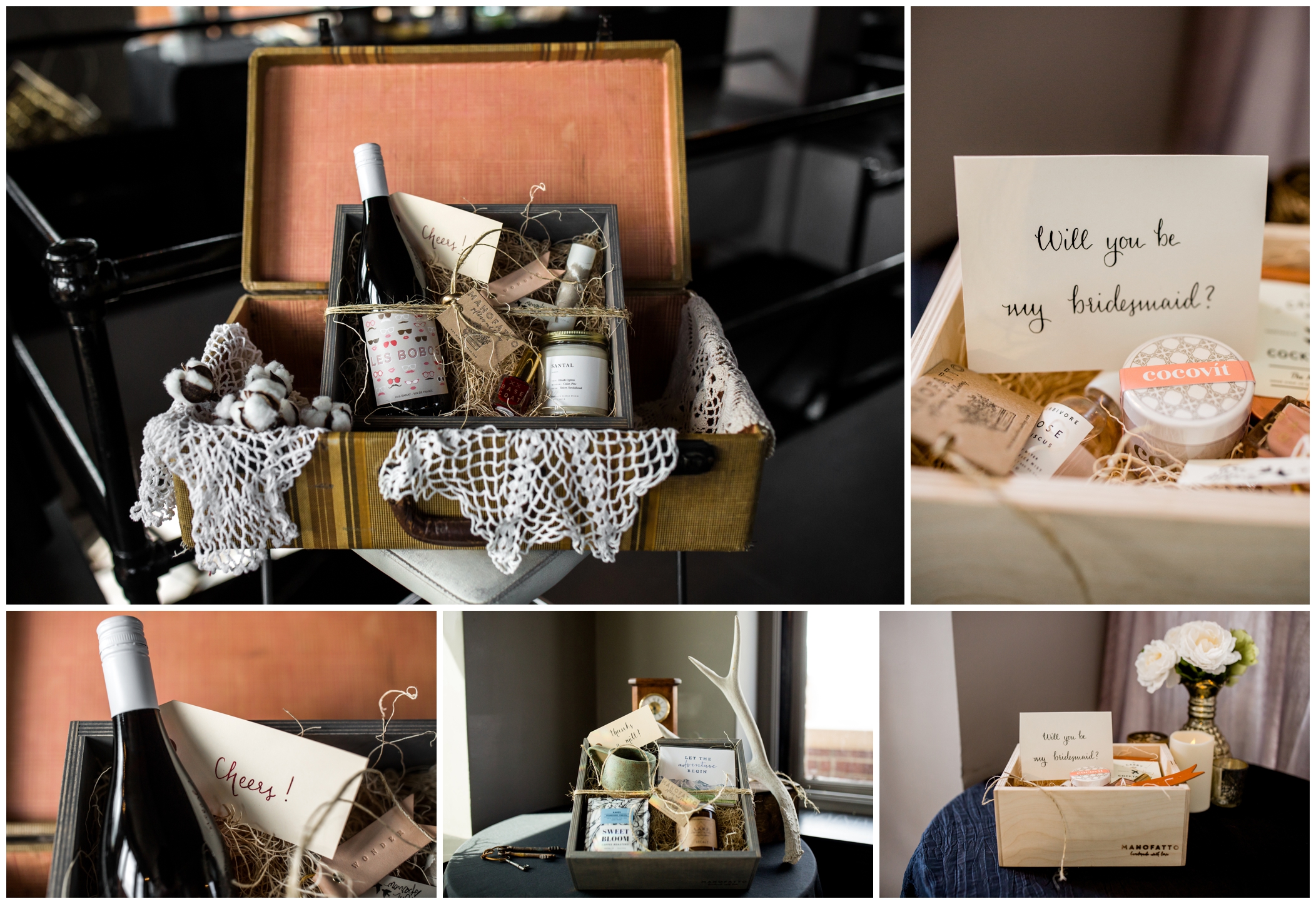 bridesmaids proposal gifts from bride 