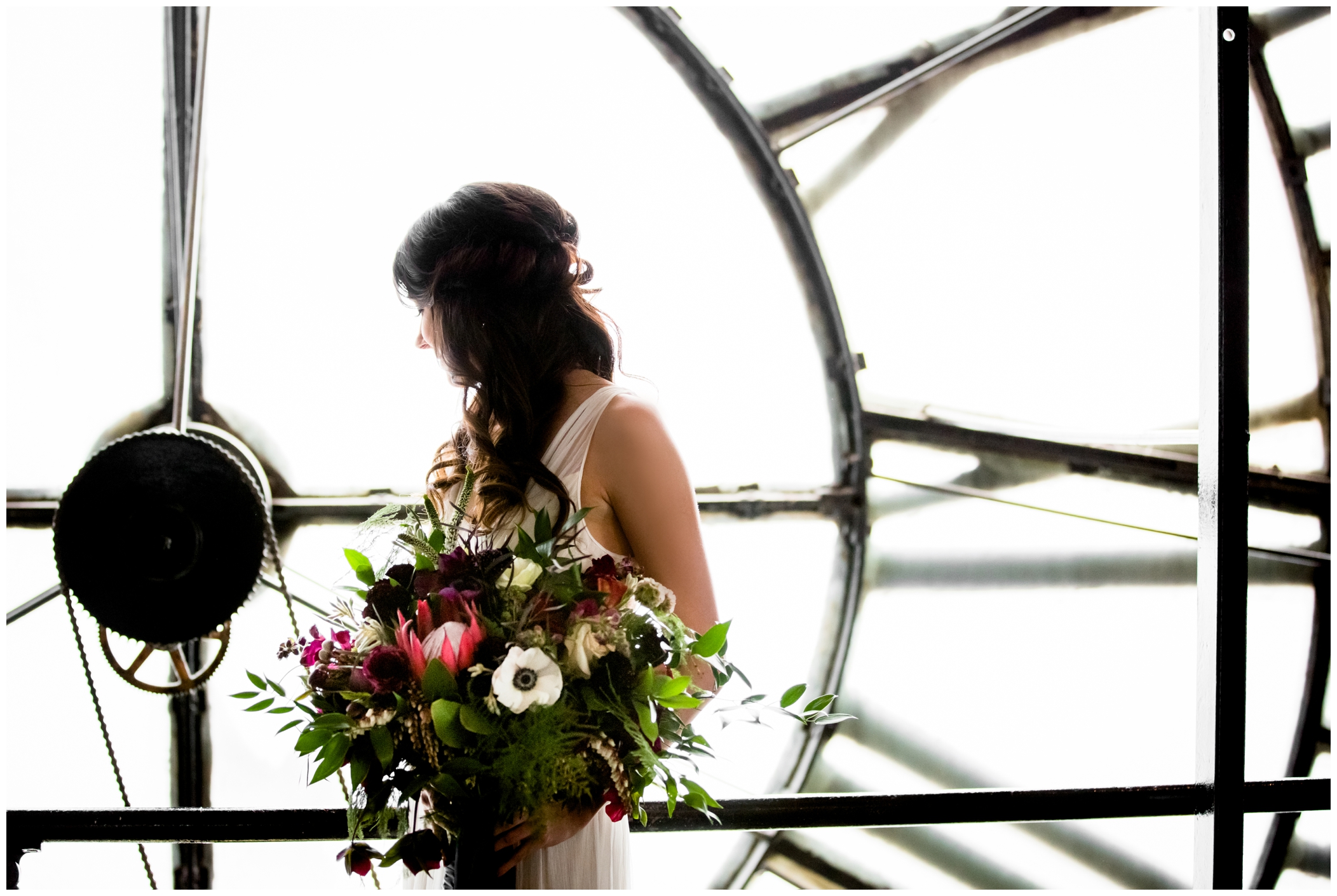 Clock tower events wedding photos by Denver photographer Plum Pretty Photo
