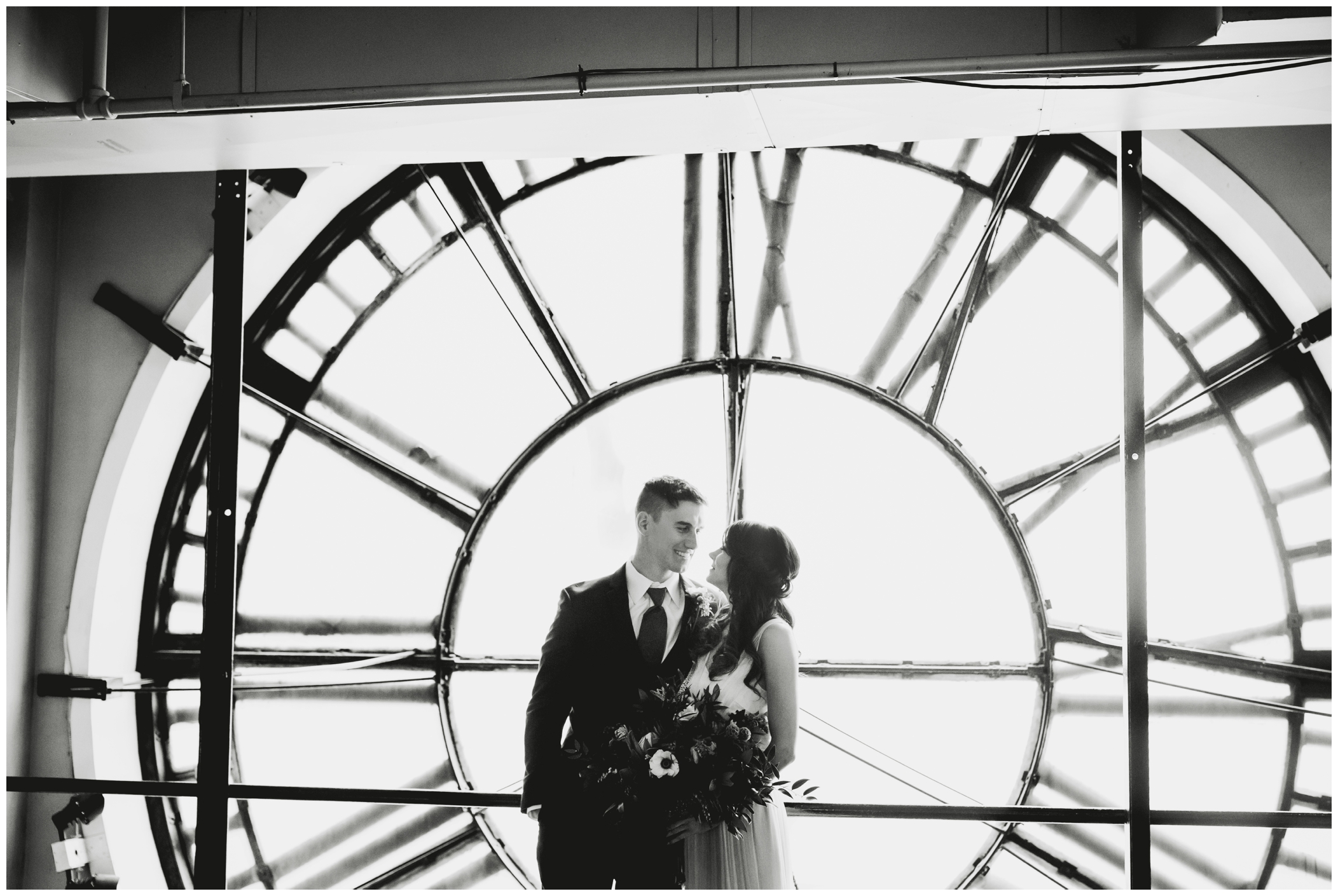 Clock tower events Denver Colorado city wedding