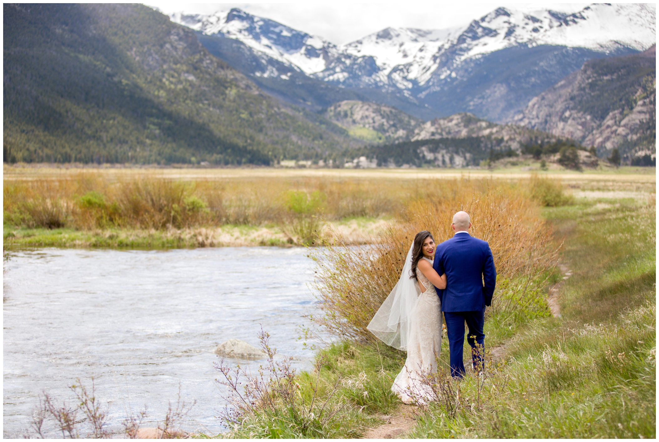 Colorado mountain wedding photography in Rocky Mountain National Park 