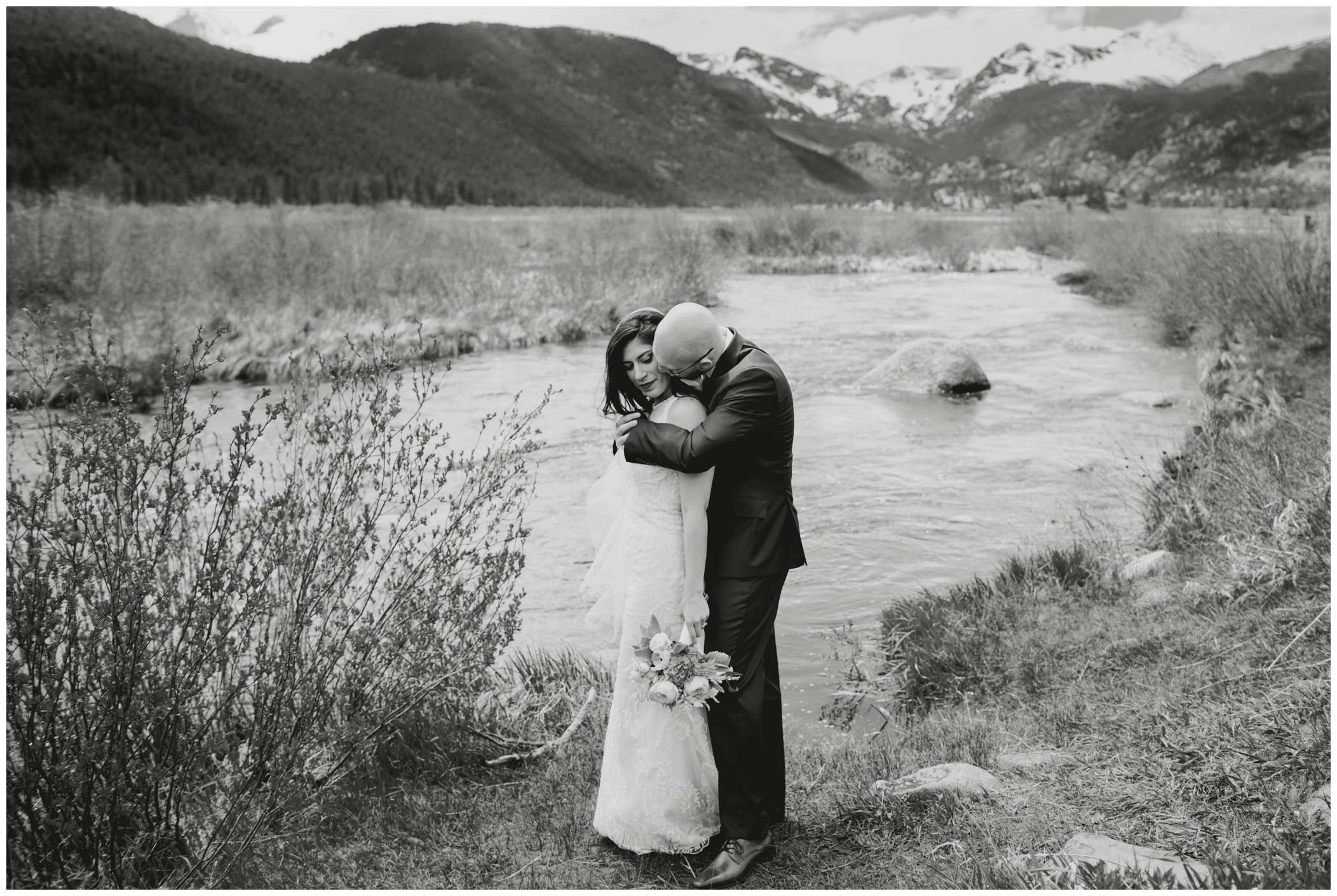 Estes Park Colorado wedding photography in RMNP