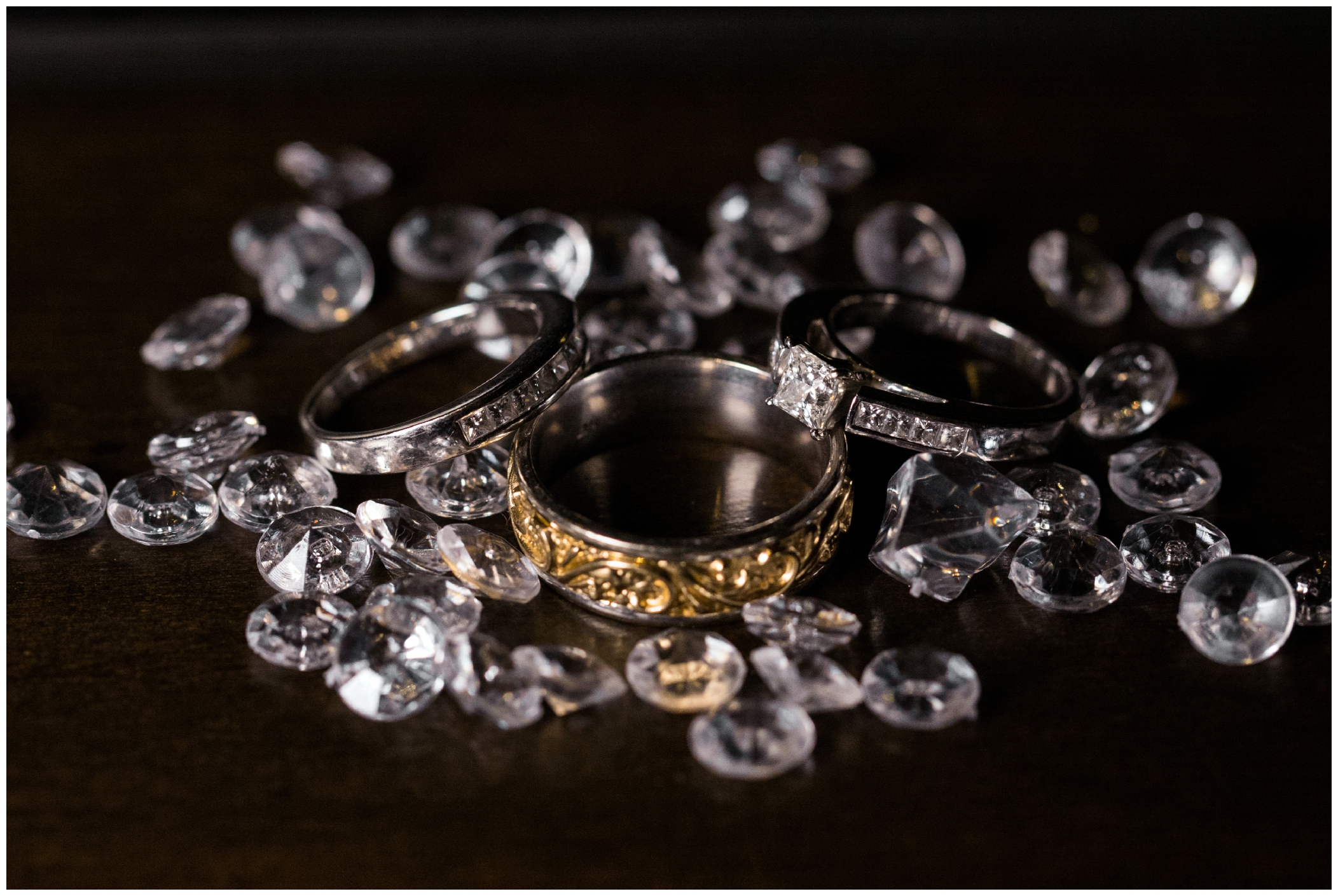 unique wedding ring photos by Colorado photographer Plum Pretty Photography 