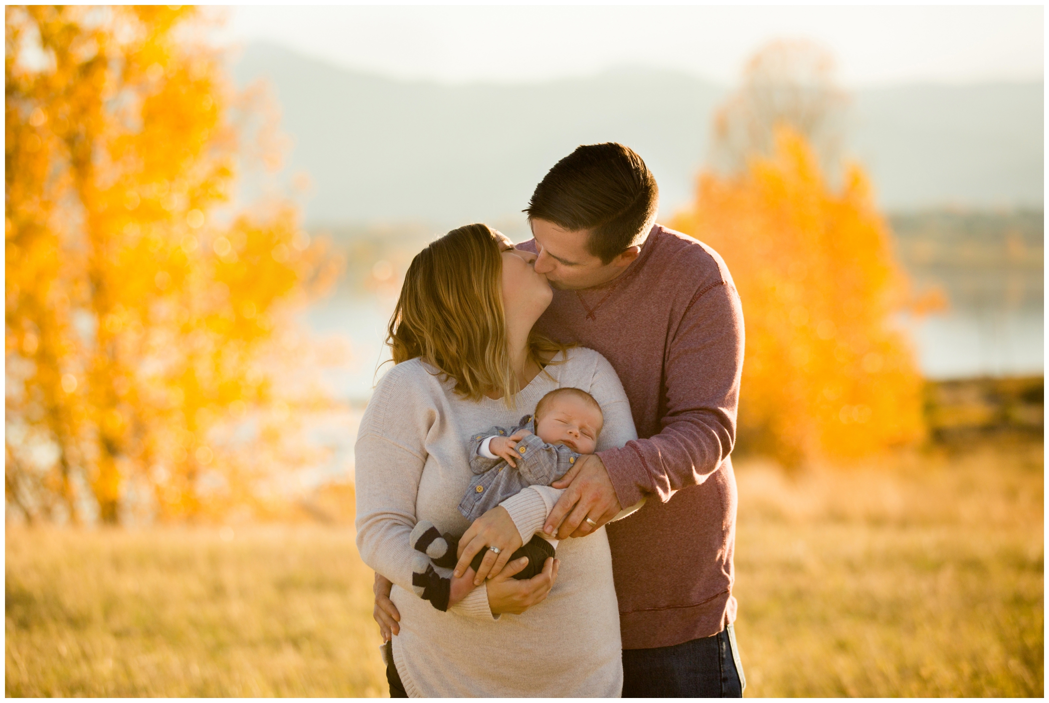 Coot Lake Boulder family photography during fall 