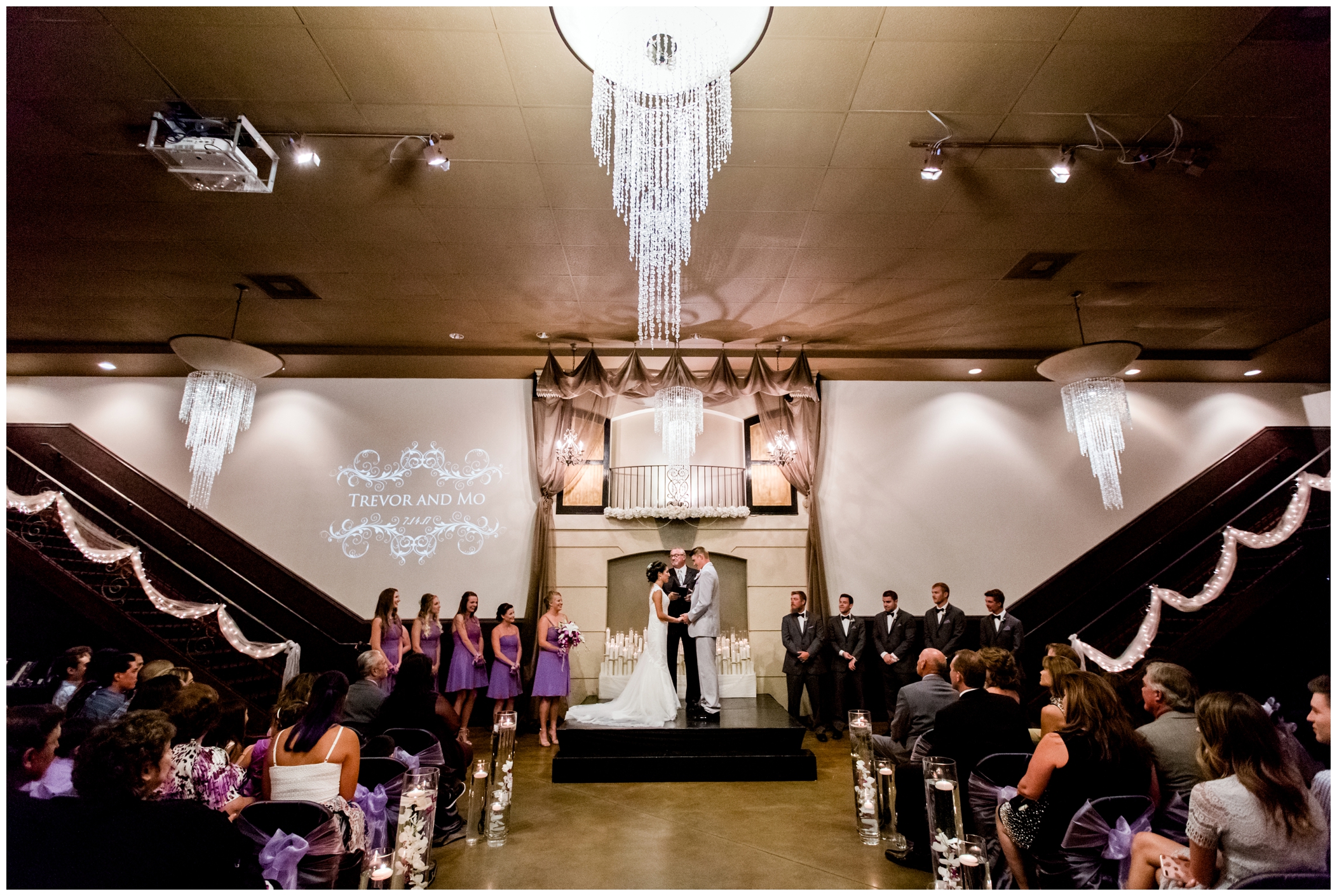 colorado wedding ceremony at Bella Sera Event Center 