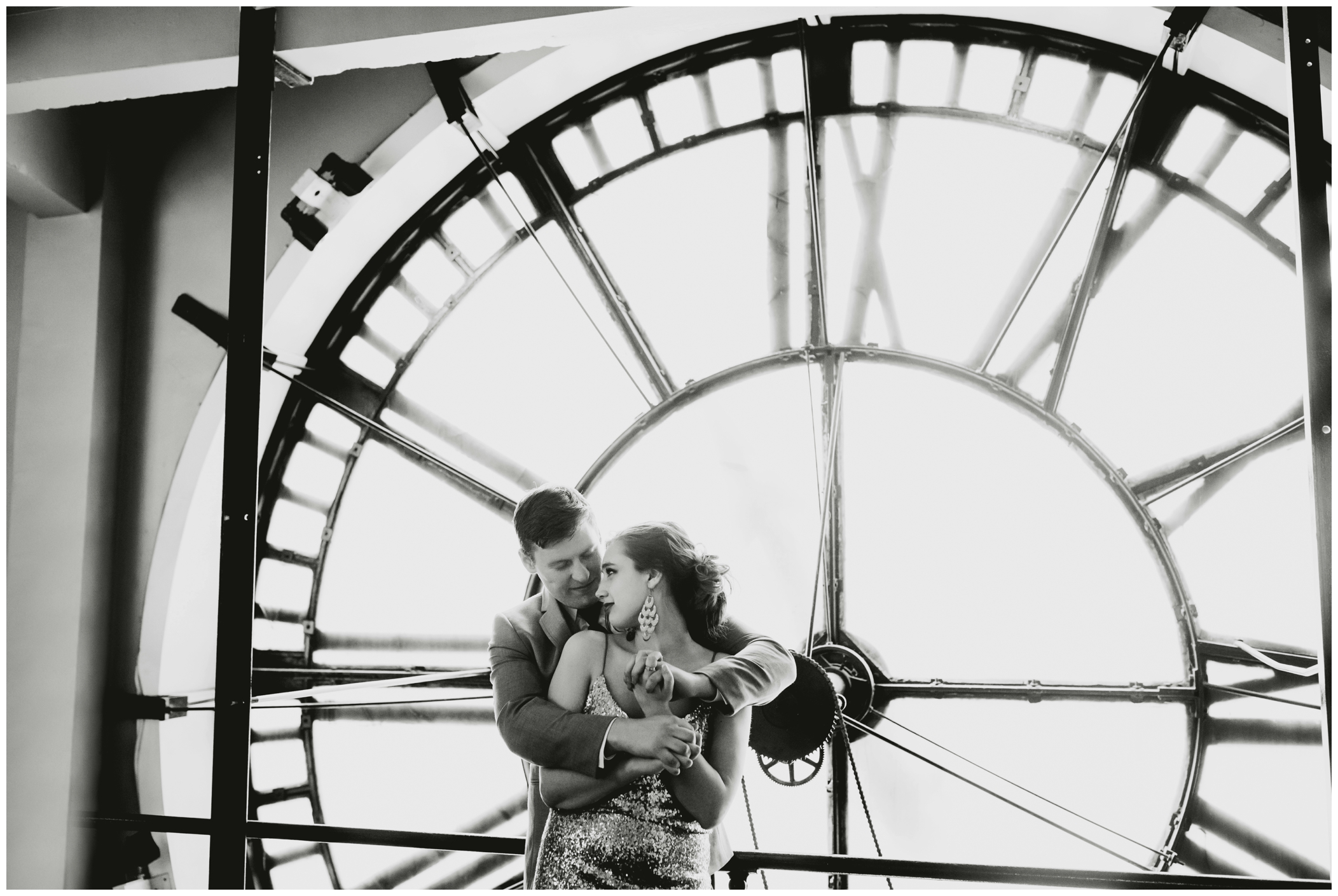 Clock Tower Denver wedding photos by Colorado elopement photographer Plum Pretty Photography