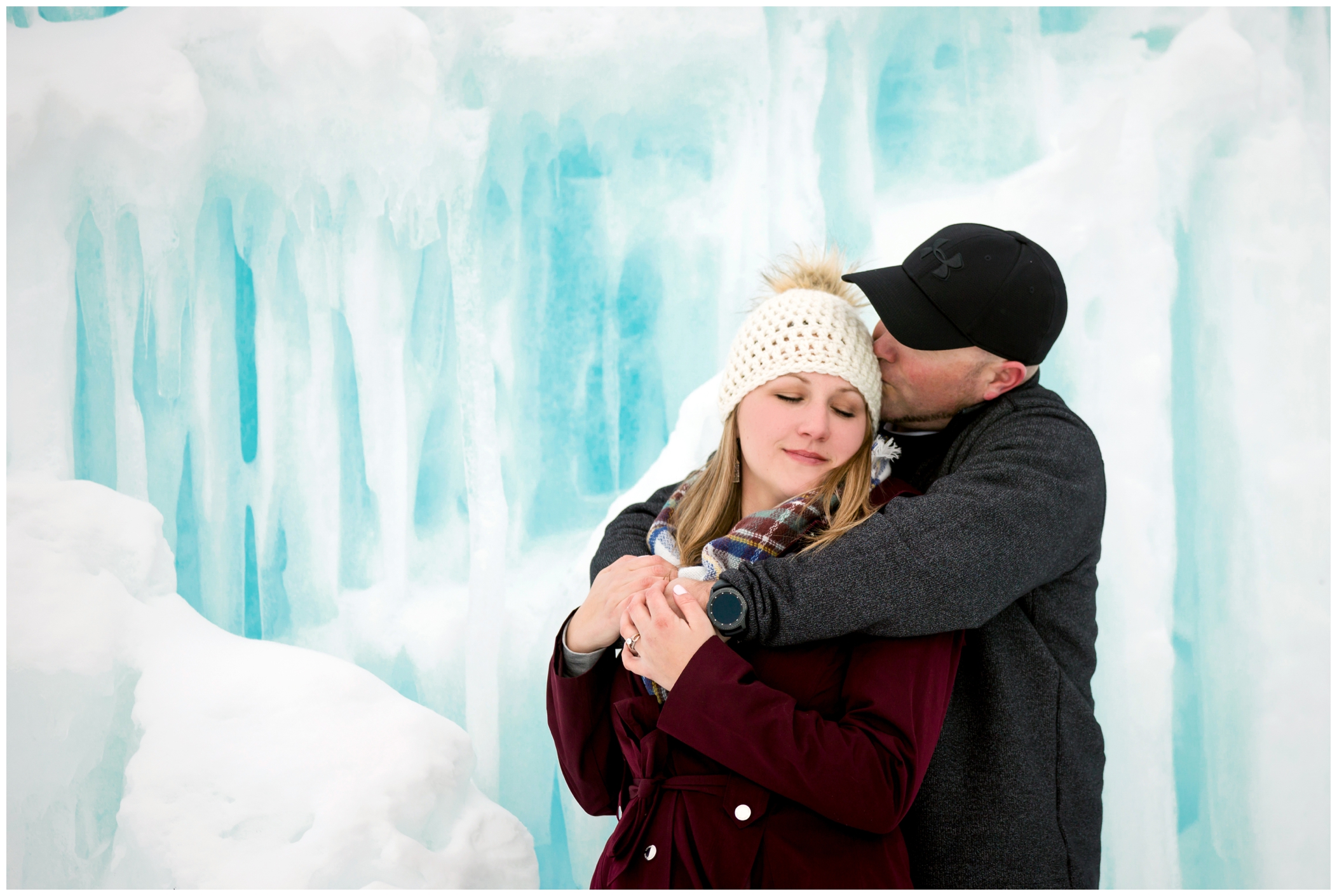 Breckenridge CO engagement photography during winter 