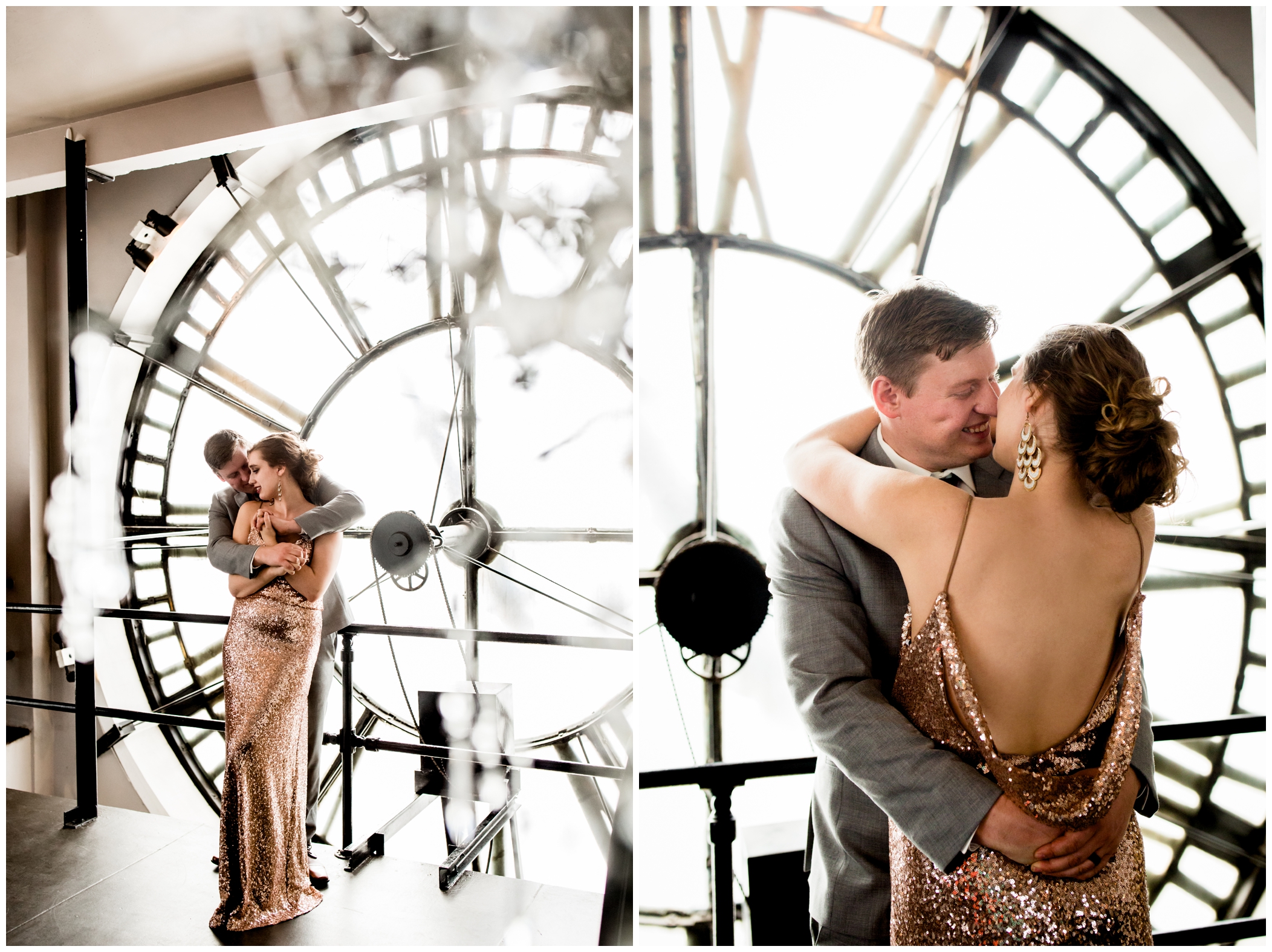Clock Tower events wedding photography at Denver city elopement 